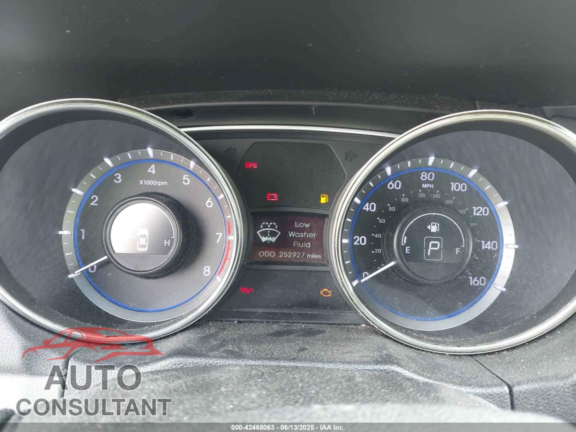 HYUNDAI SONATA 2013 - 5NPEB4AC1DH602933