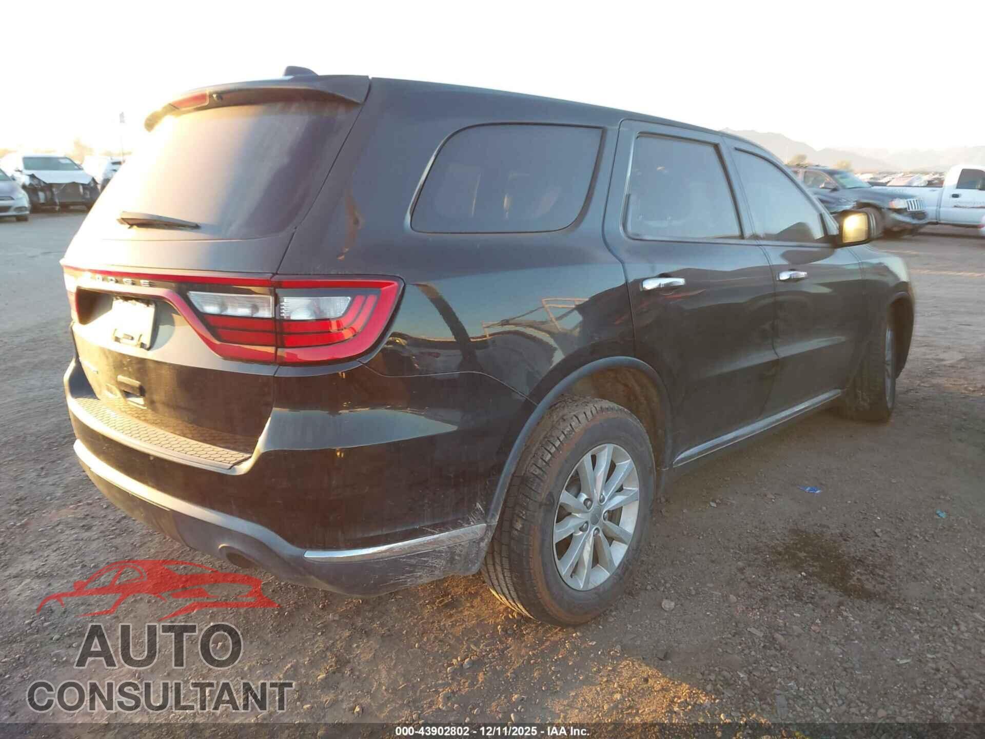 DODGE DURANGO 2015 - 1C4RDHAGXFC111815