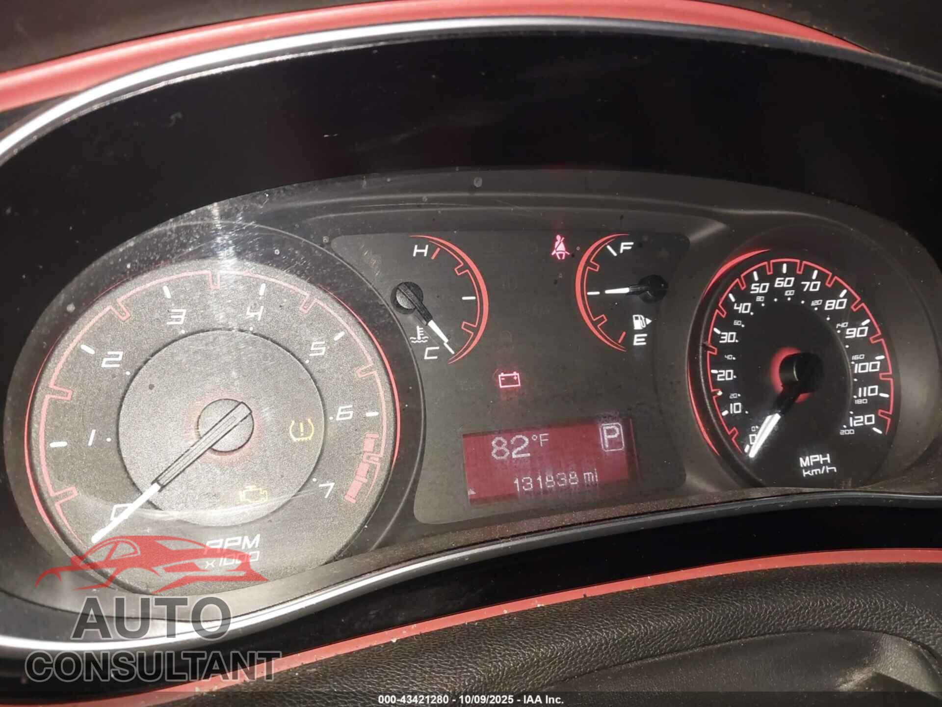 DODGE DART 2015 - 1C3CDFBB3FD320258