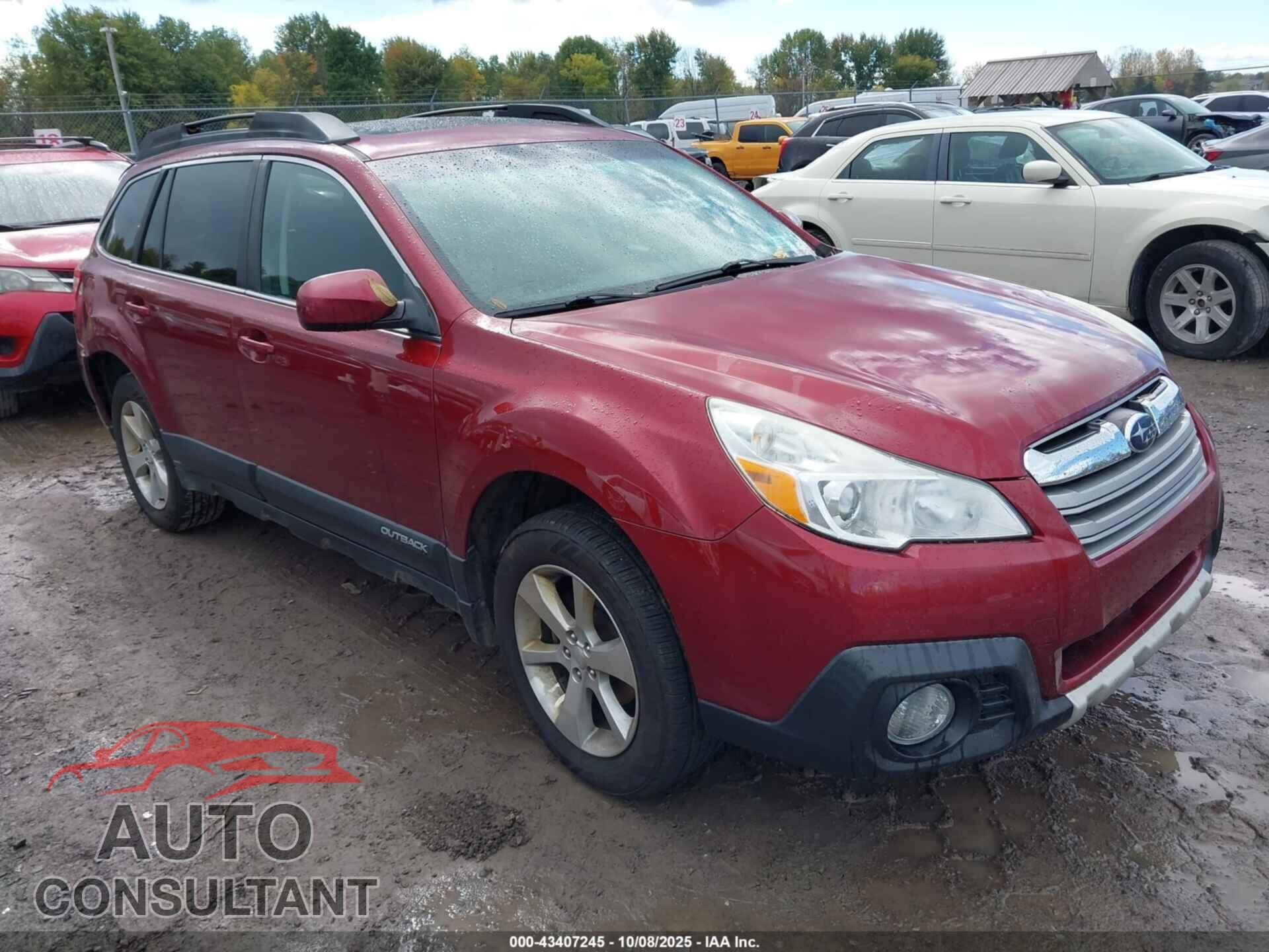 SUBARU OUTBACK 2014 - 4S4BRBLC9E3304915