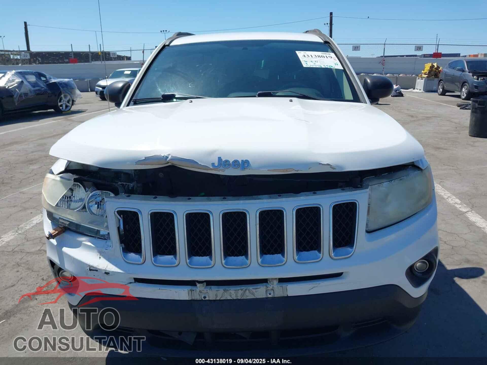 JEEP COMPASS 2012 - 1C4NJCEB7CD631727
