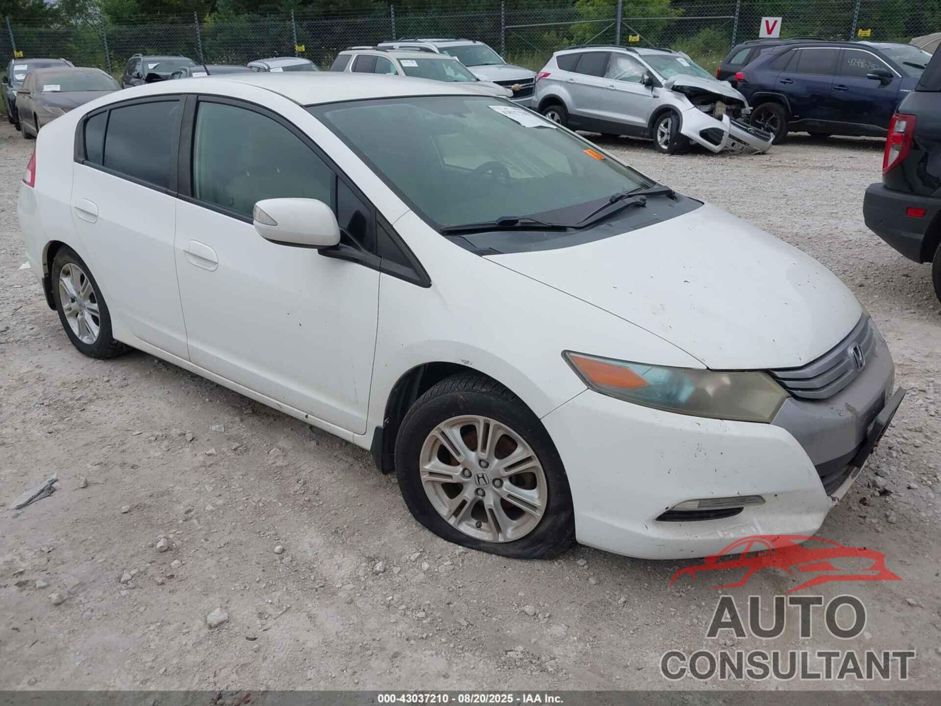 HONDA INSIGHT 2011 - JHMZE2H73BS011411