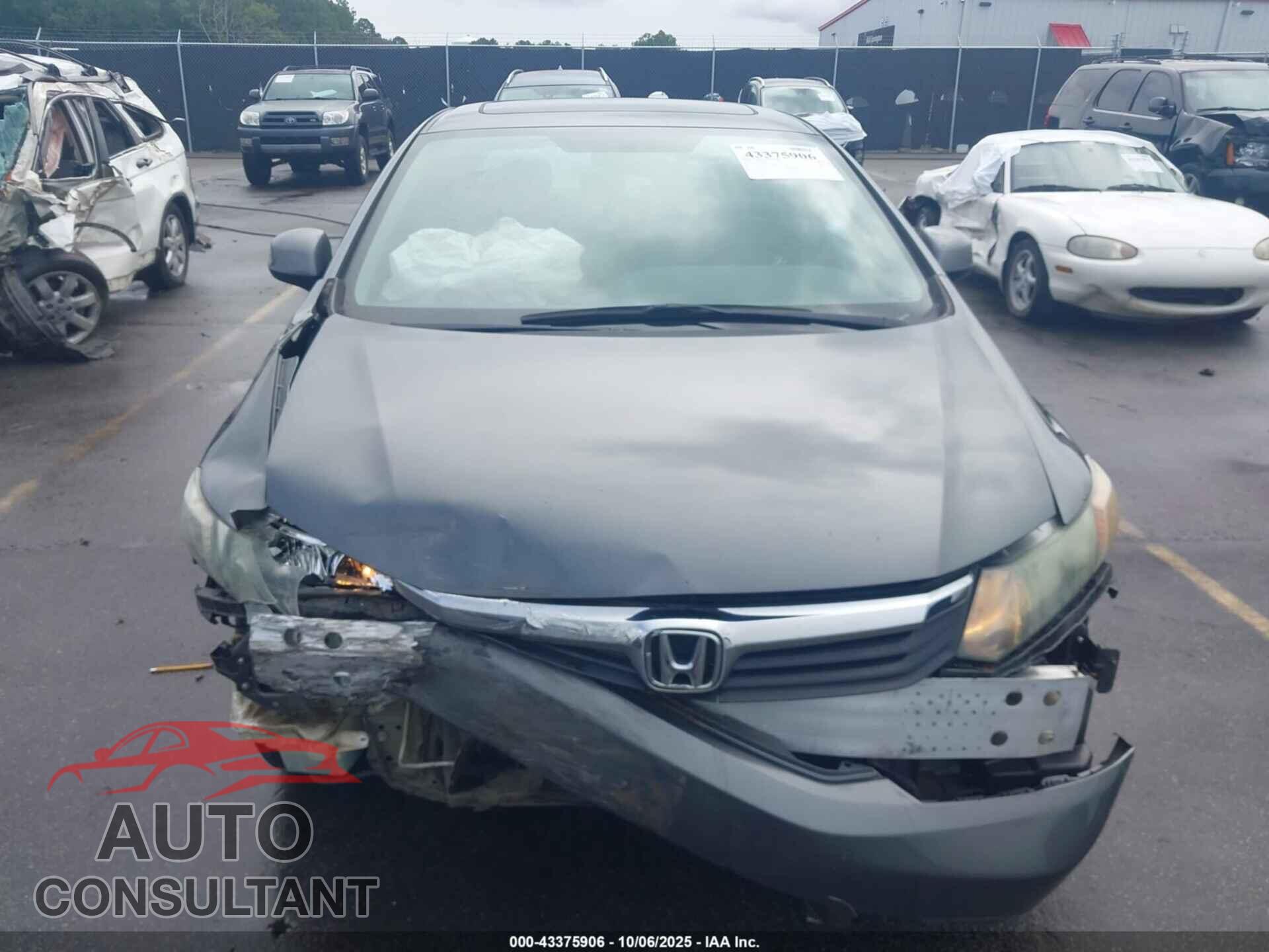 HONDA CIVIC 2012 - 19XFB2F95CE010914