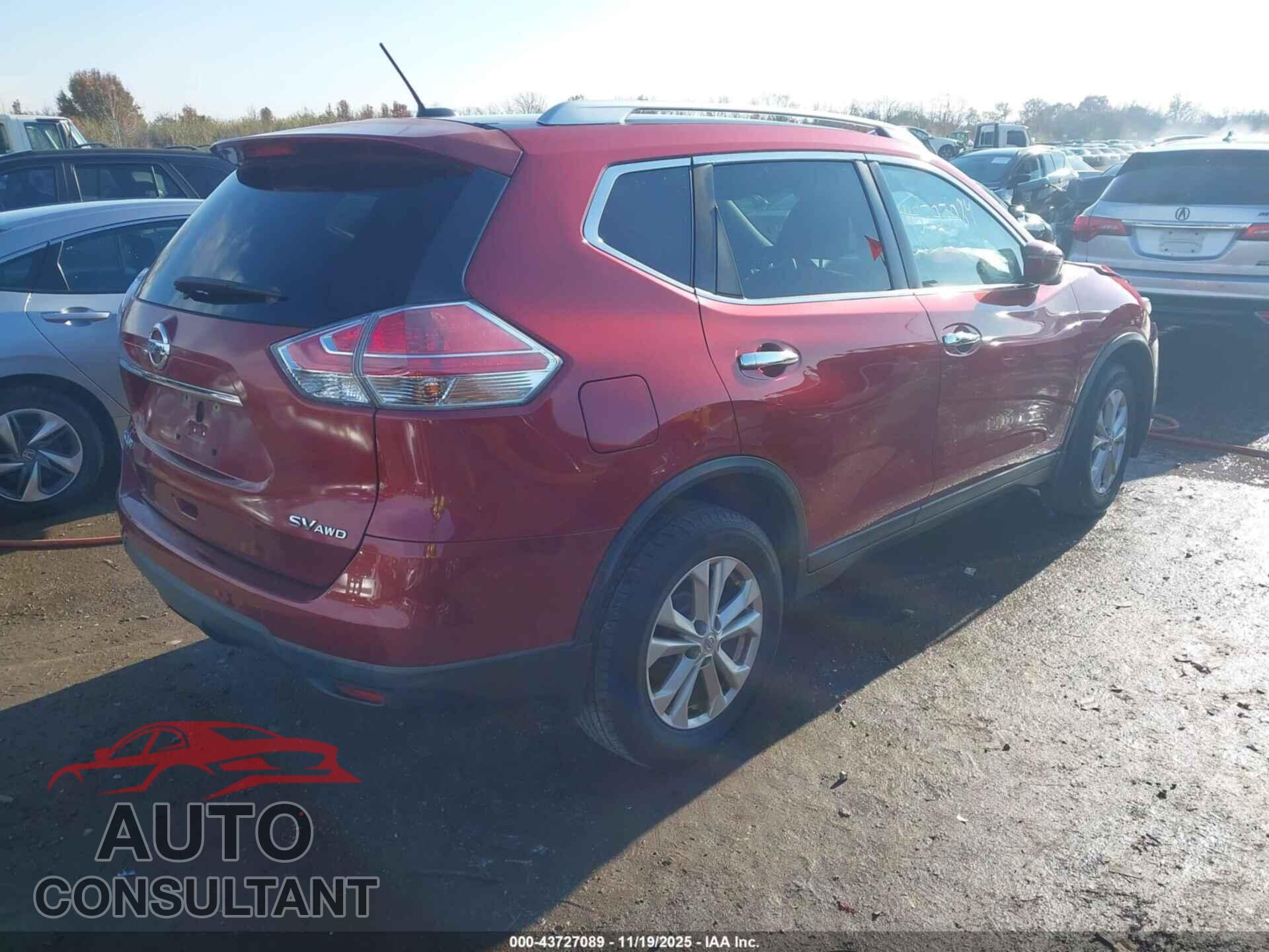 NISSAN ROGUE 2016 - KNMAT2MV5GP735121