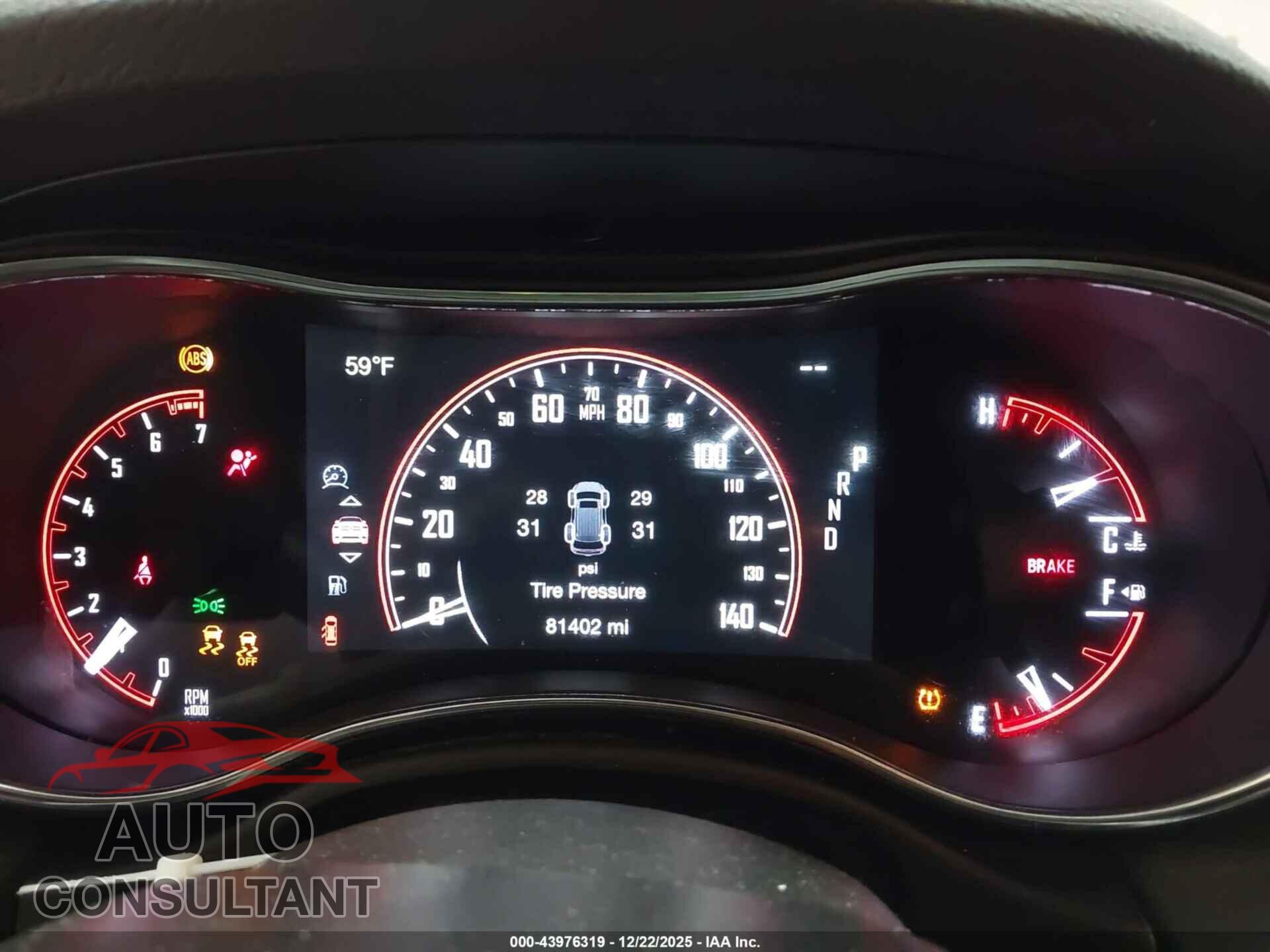 DODGE DURANGO 2018 - 1C4RDJAG8JC330076