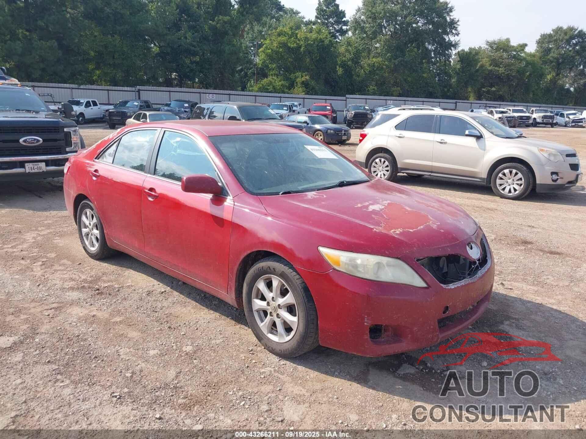 TOYOTA CAMRY 2011 - 4T4BF3EK0BR158824