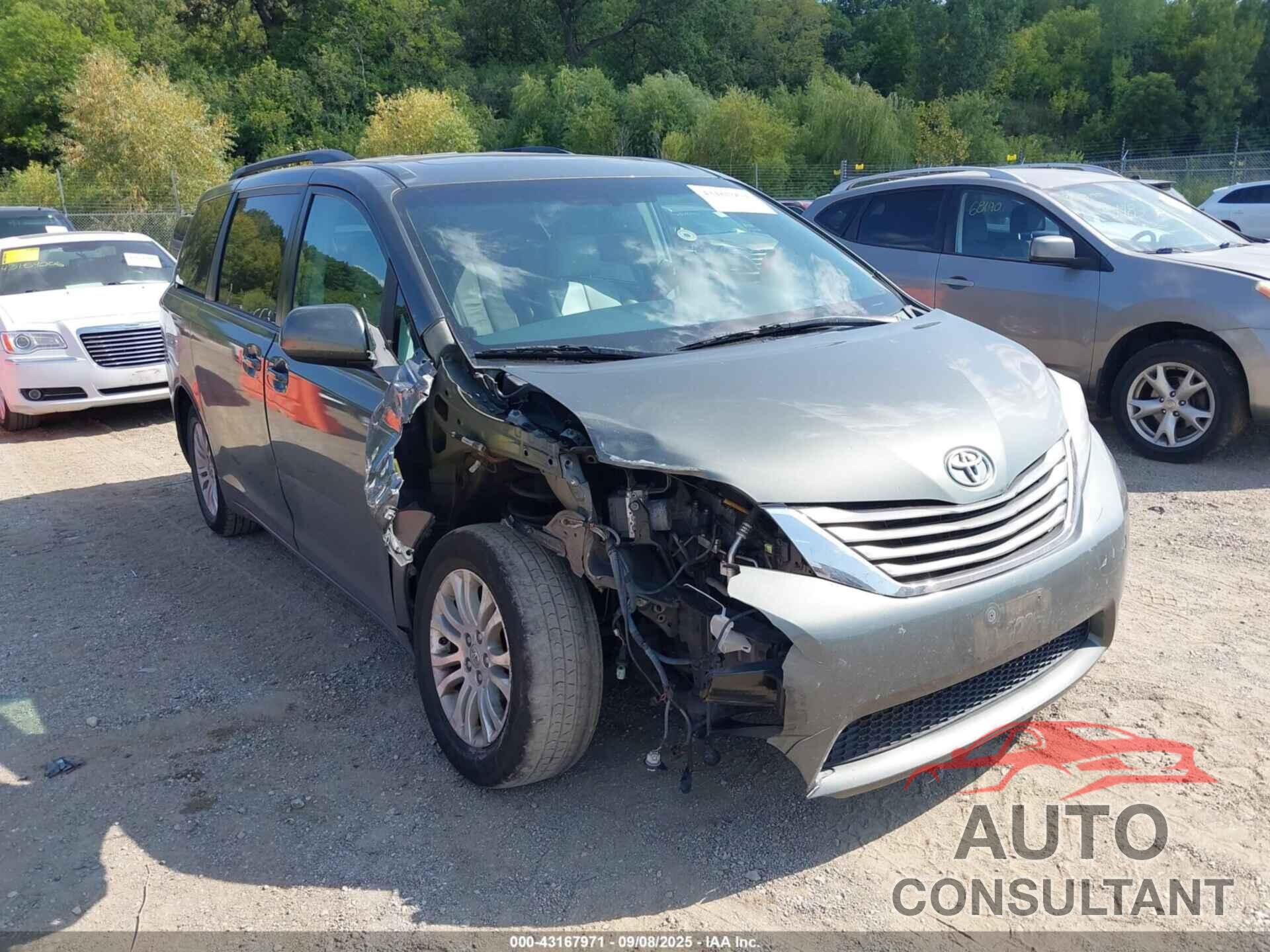 TOYOTA SIENNA 2012 - 5TDYK3DC6CS272699