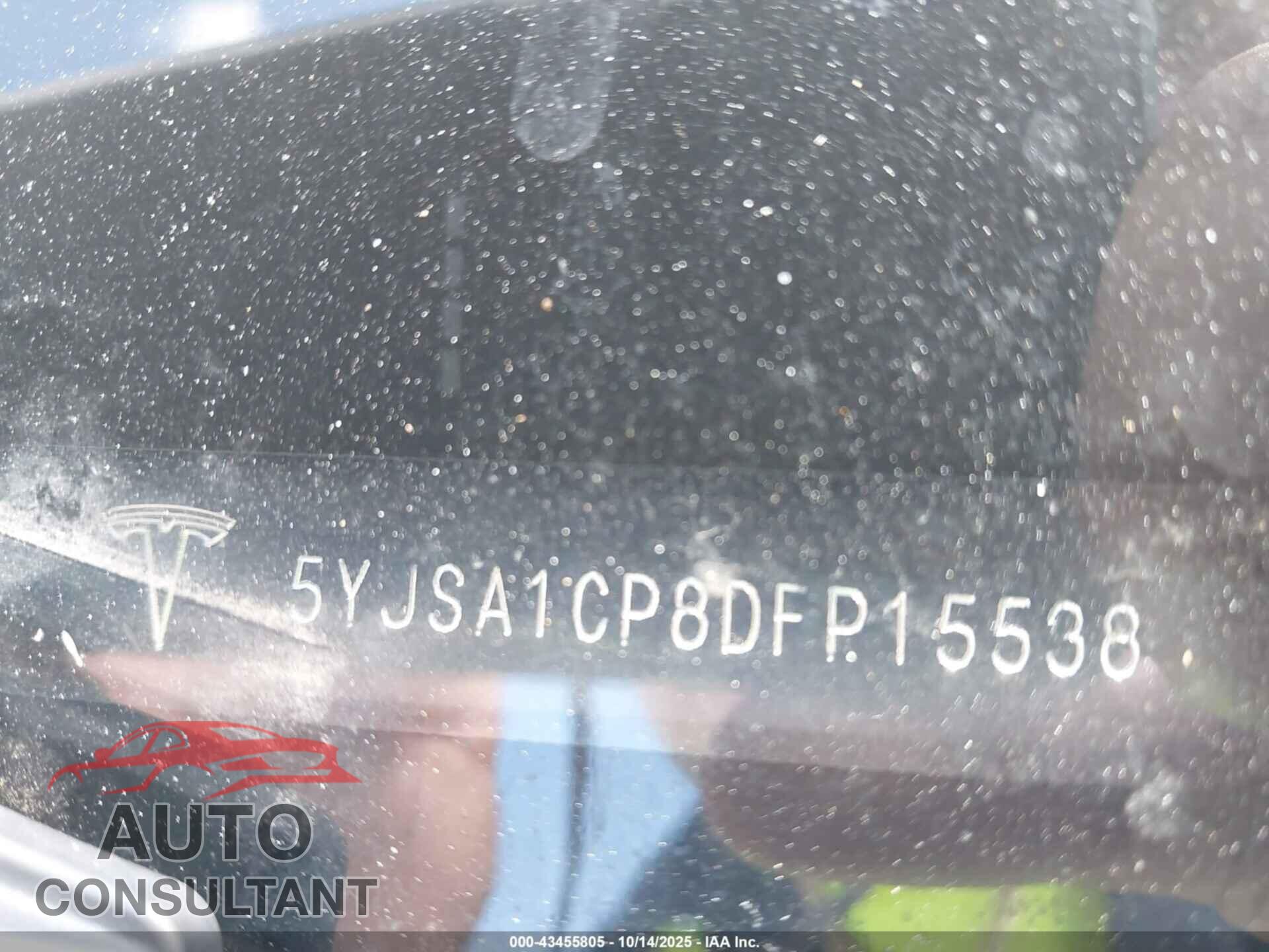 TESLA MODEL S 2013 - 5YJSA1CP8DFP15538