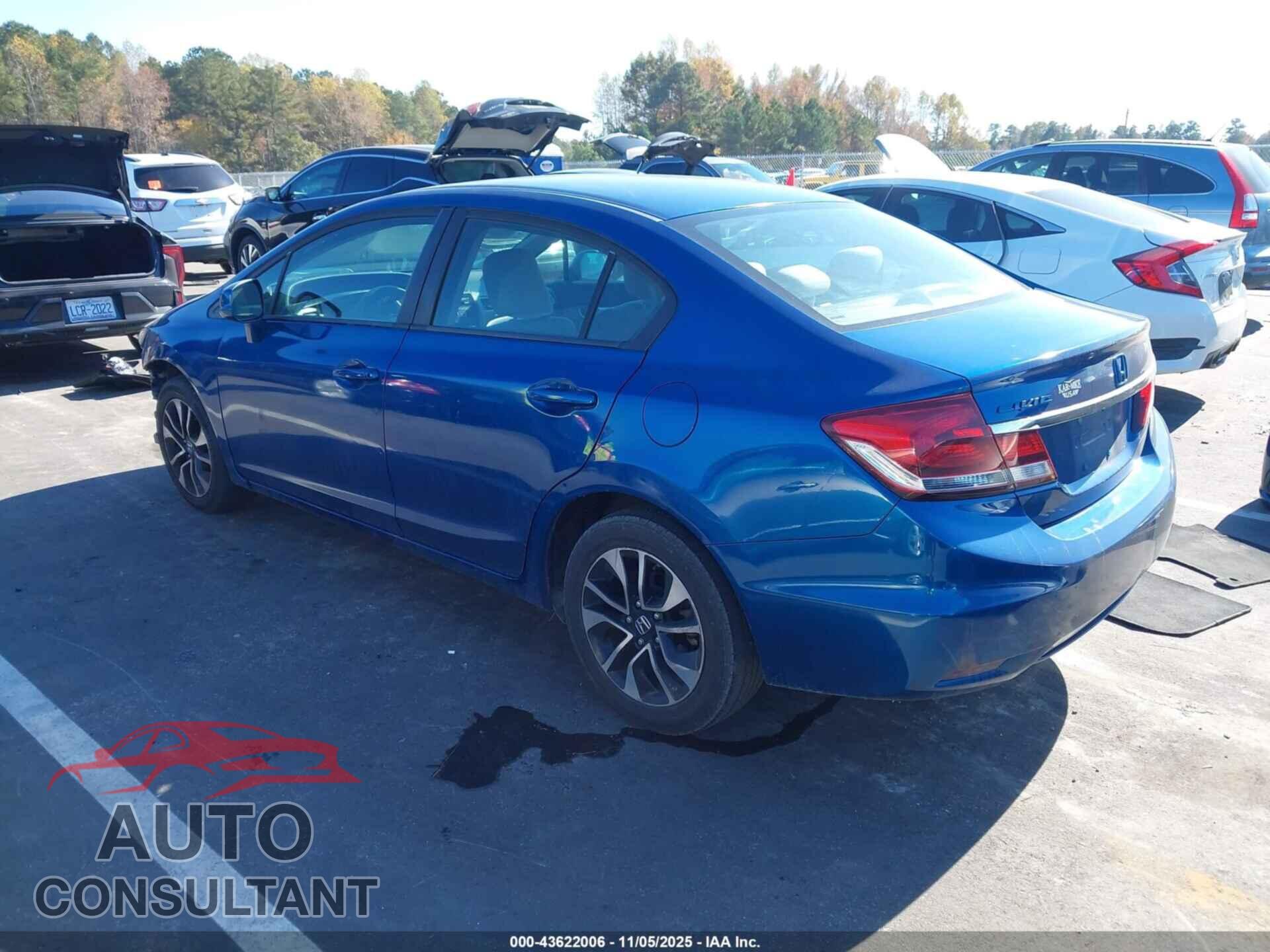 HONDA CIVIC 2013 - 19XFB2F86DE242530