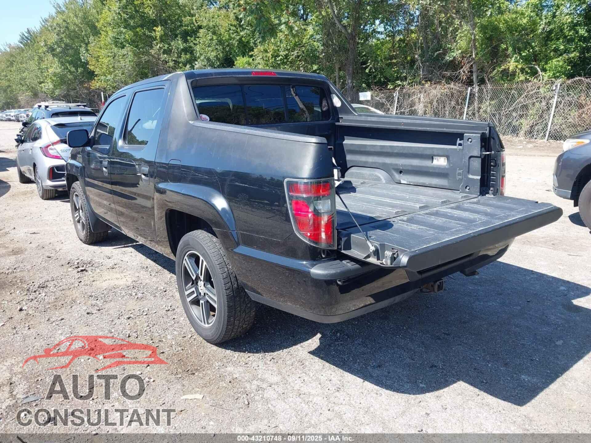 HONDA RIDGELINE 2013 - 5FPYK1F73DB007952