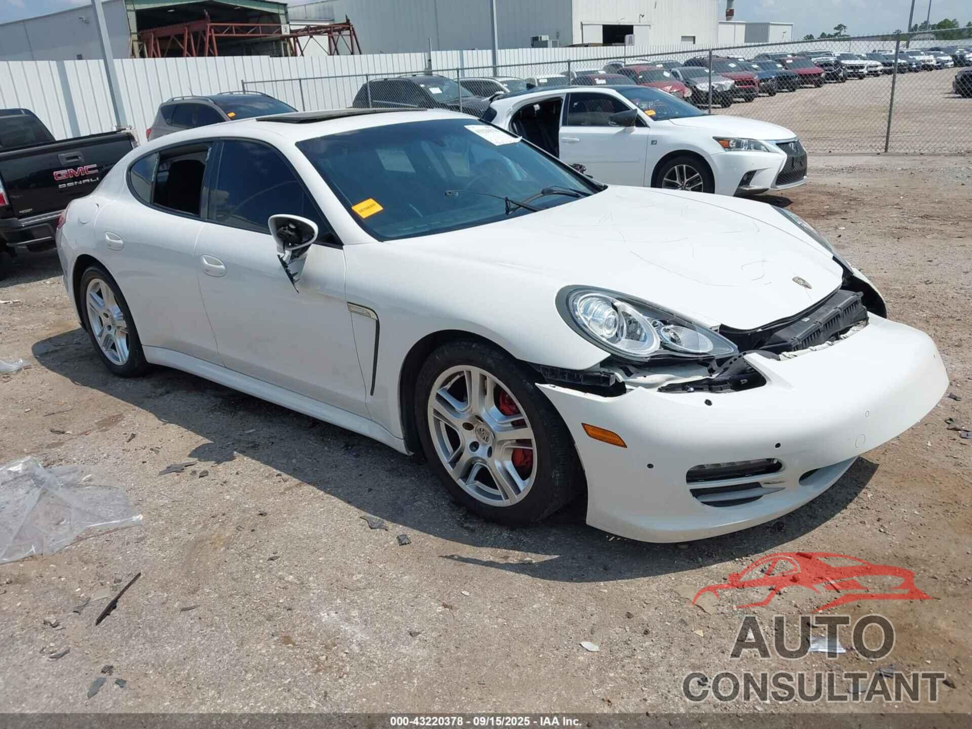 PORSCHE PANAMERA 2012 - WP0AA2A71CL016526