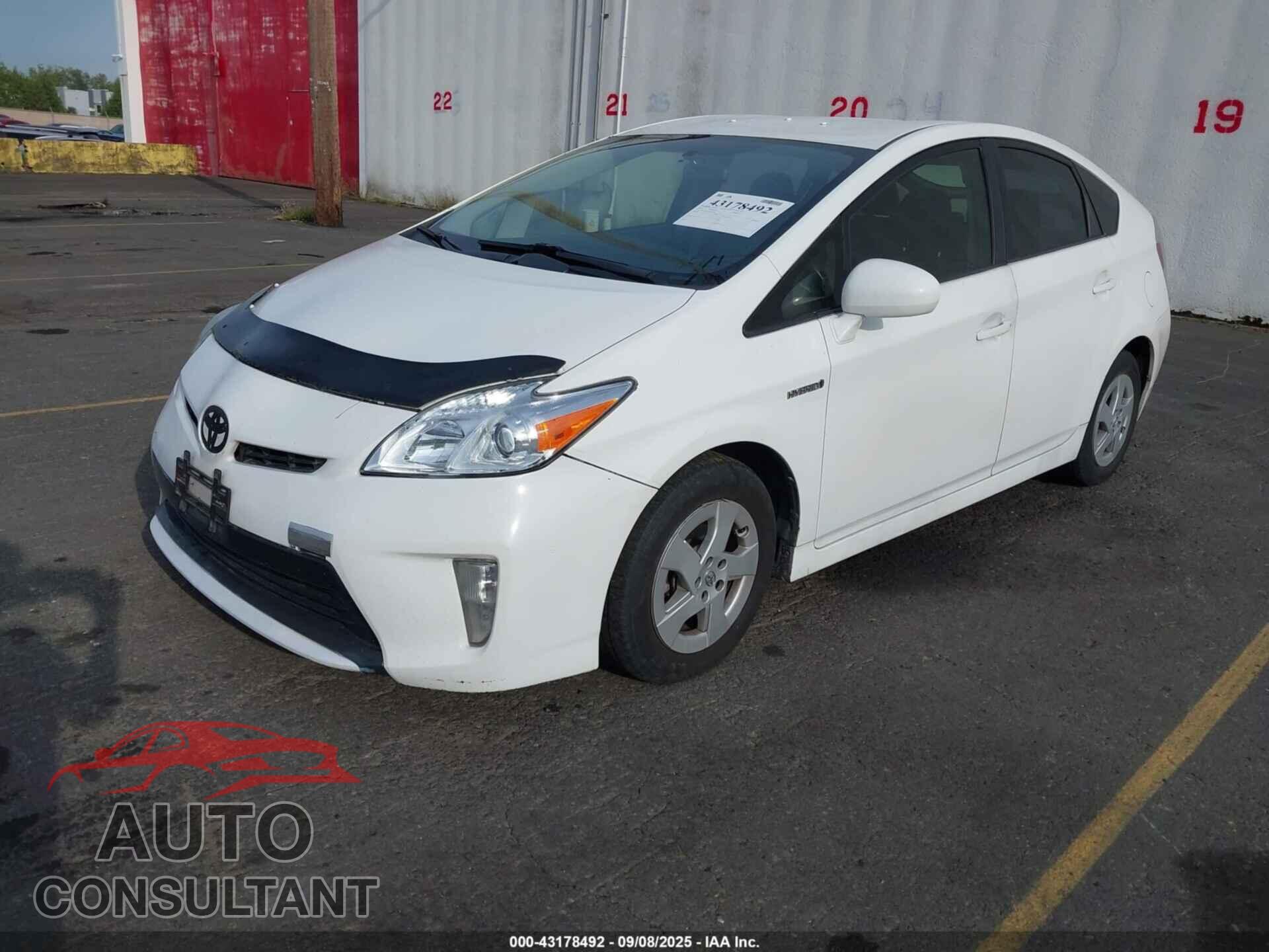 TOYOTA PRIUS 2012 - JTDKN3DU3C1555063