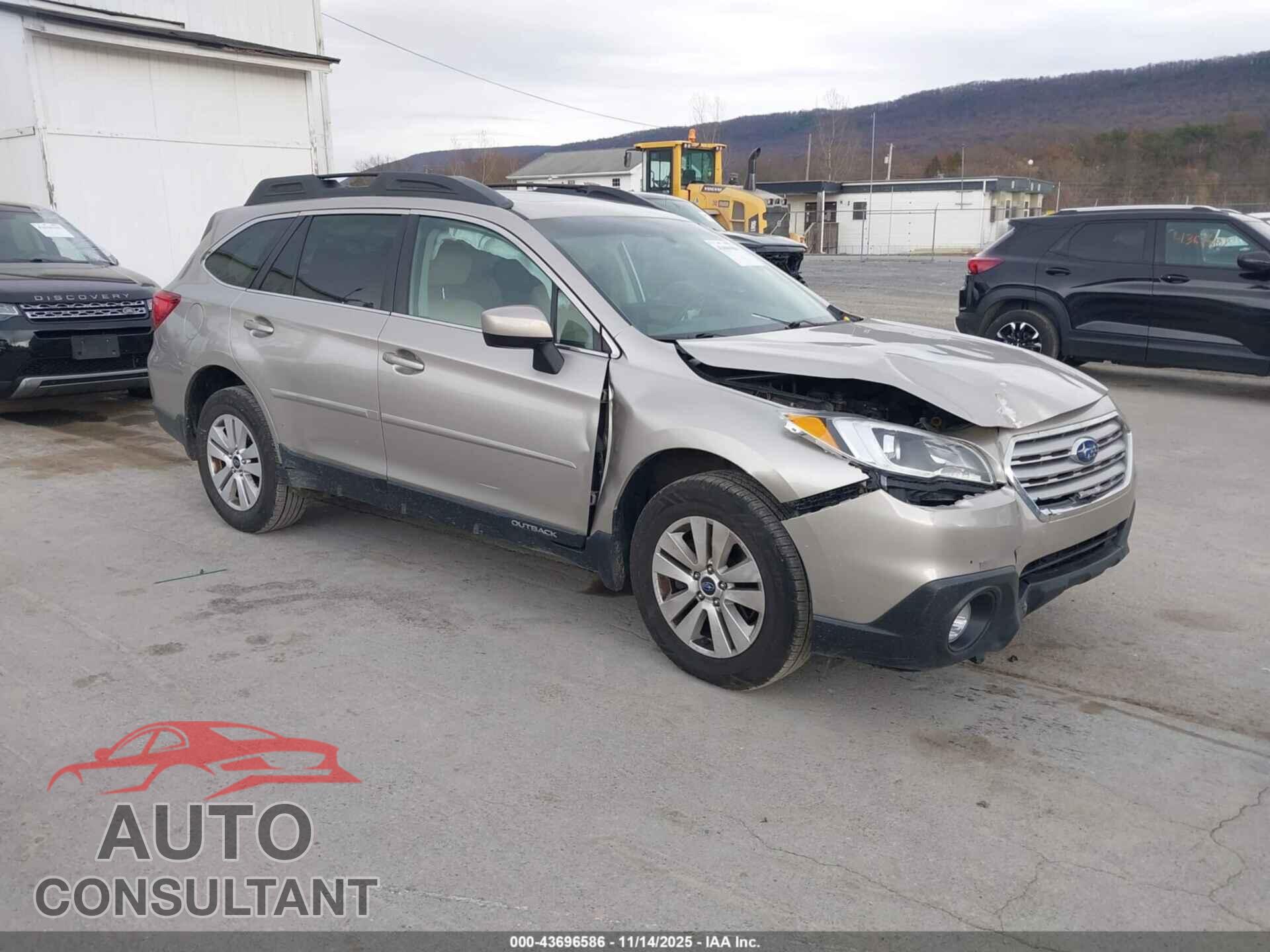 SUBARU OUTBACK 2017 - 4S4BSADC8H3243185