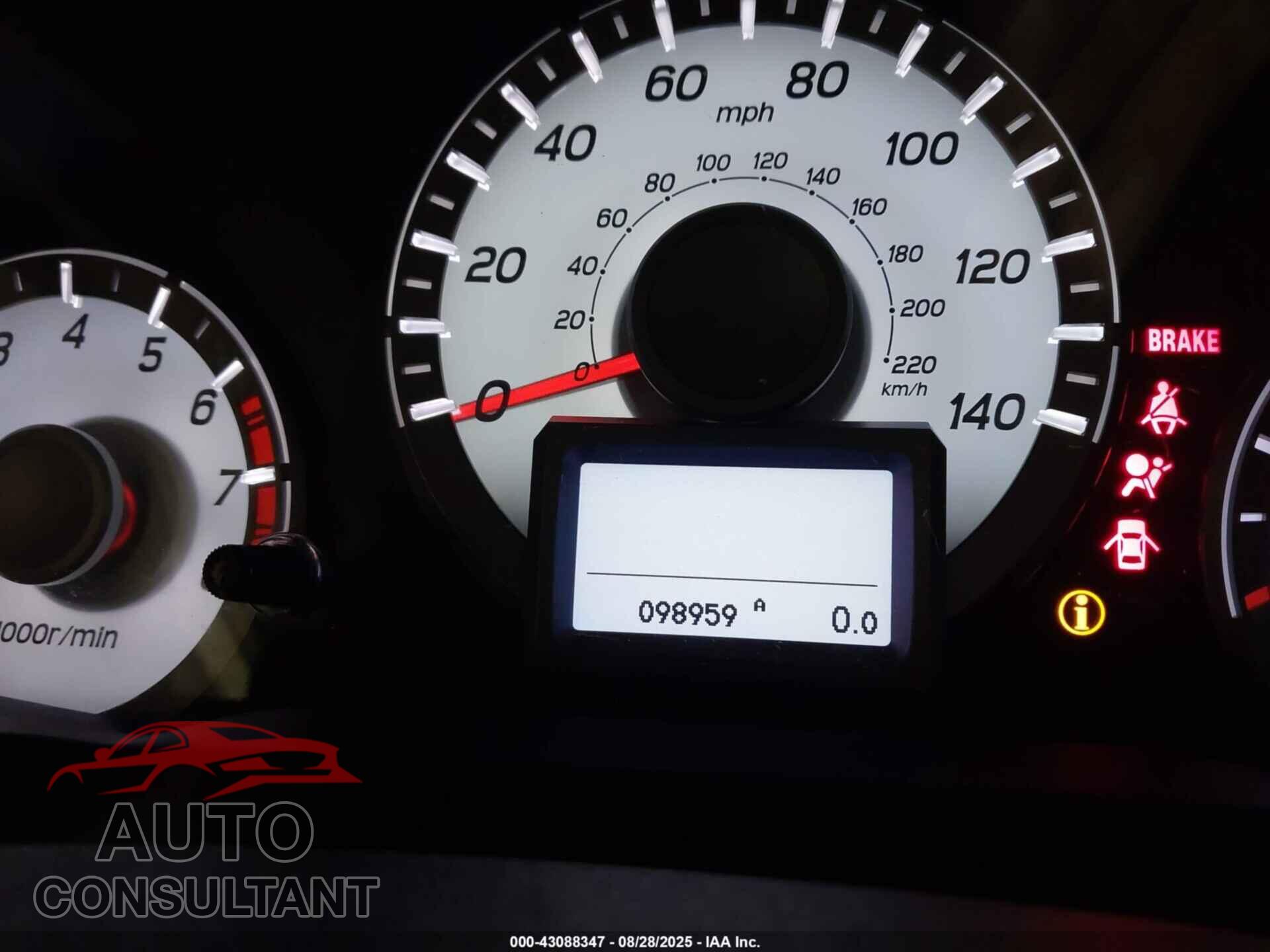 HONDA PILOT 2012 - 5FNYF3H94CB035376