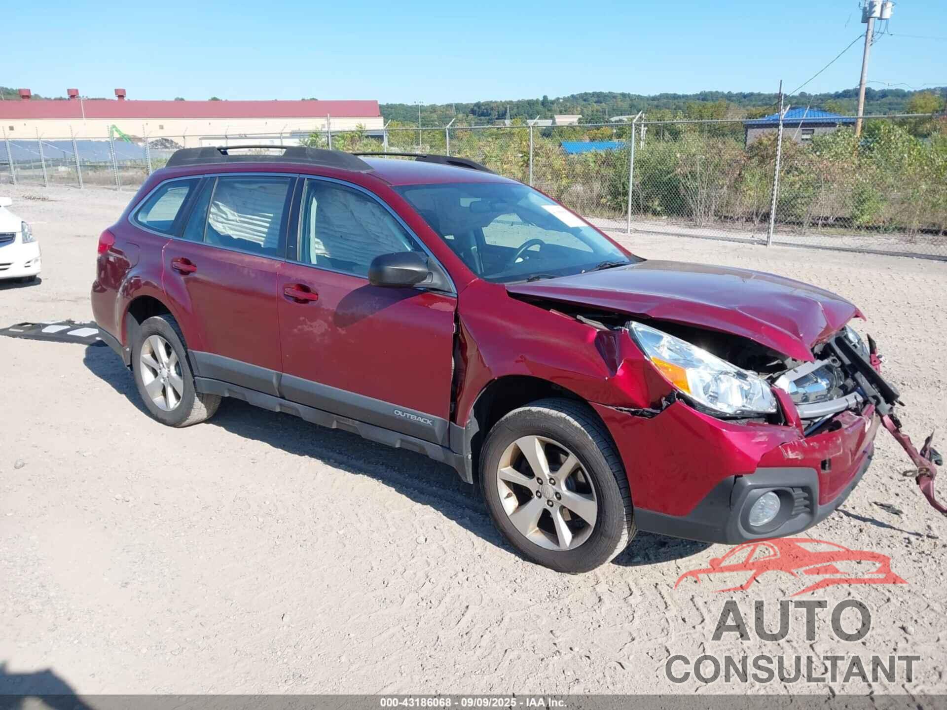 SUBARU OUTBACK 2014 - 4S4BRBAC5E3208783