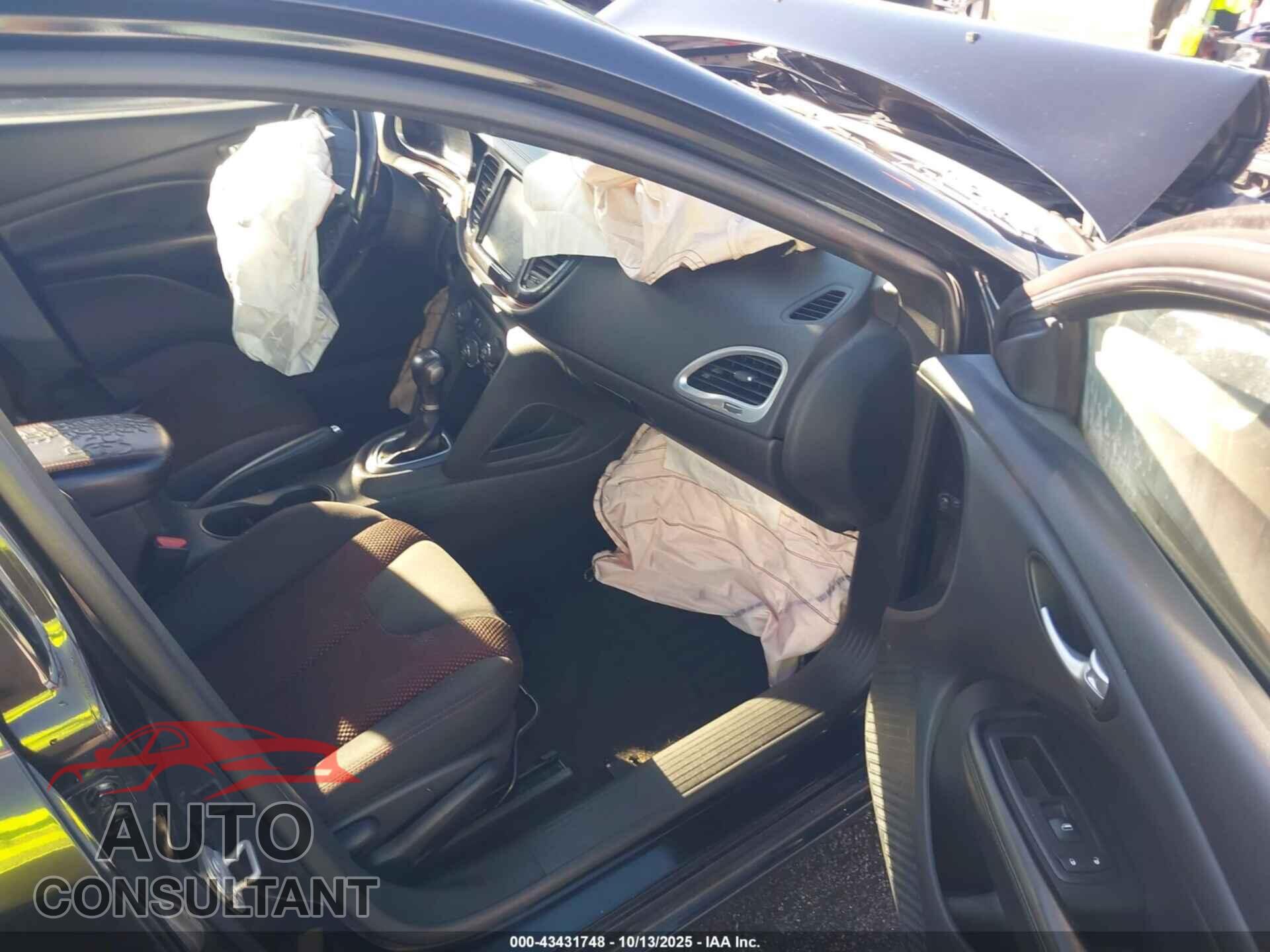 DODGE DART 2015 - 1C3CDFBB4FD411040