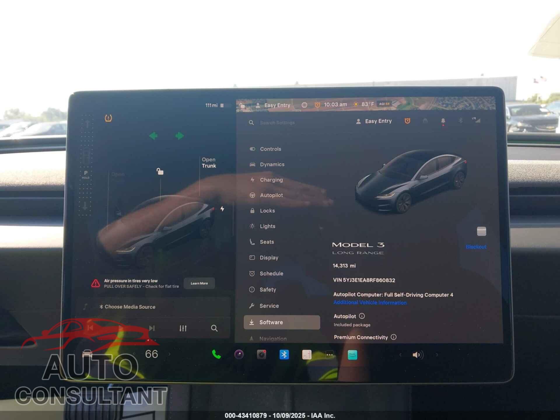 TESLA MODEL 3 2024 - 5YJ3E1EA8RF860832