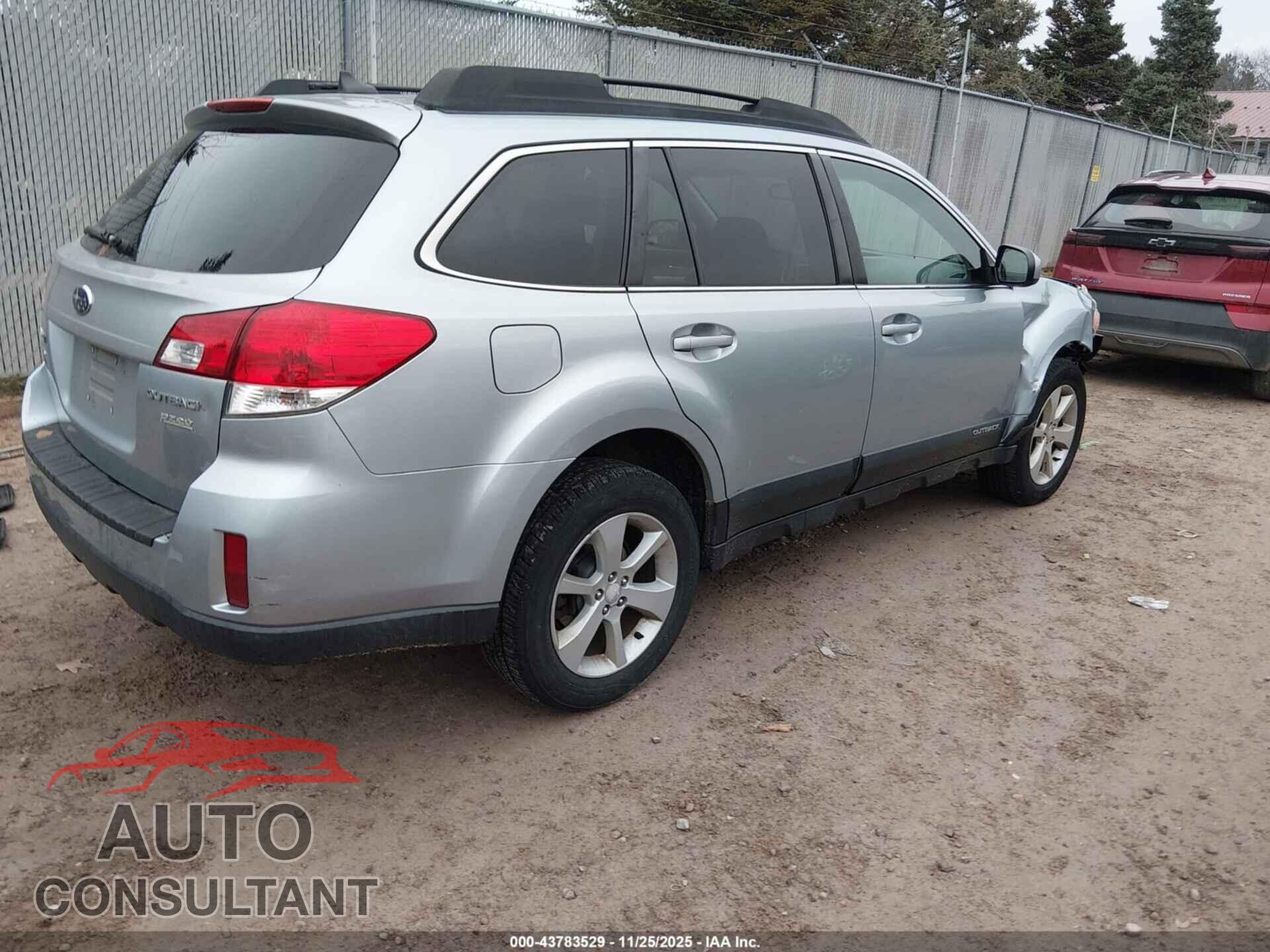 SUBARU OUTBACK 2014 - 4S4BRBCC2E3312211