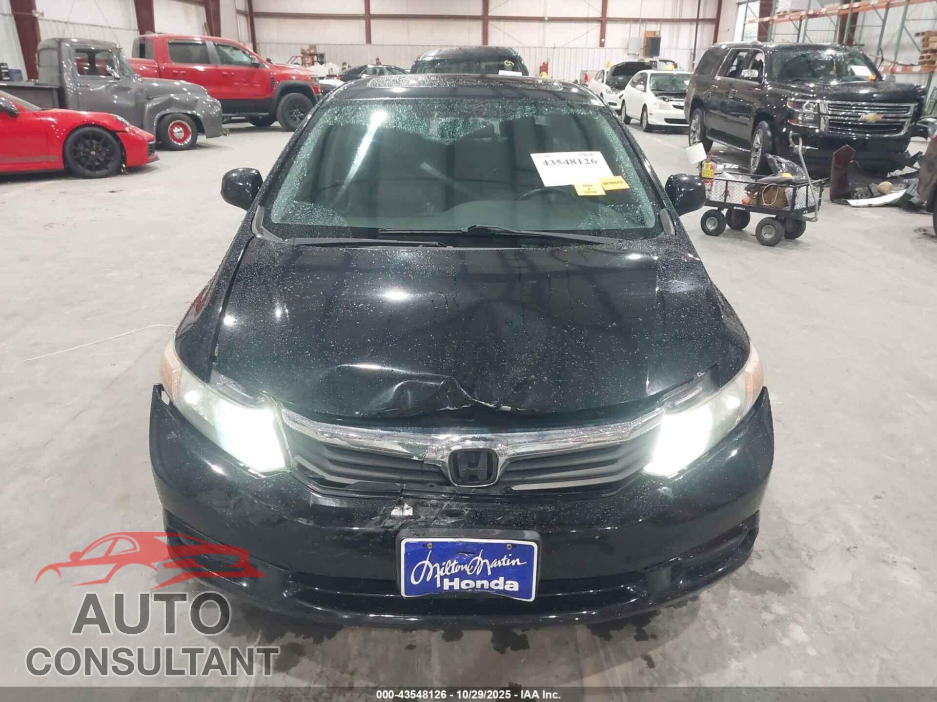 HONDA CIVIC 2012 - 19XFB2F99CE004453