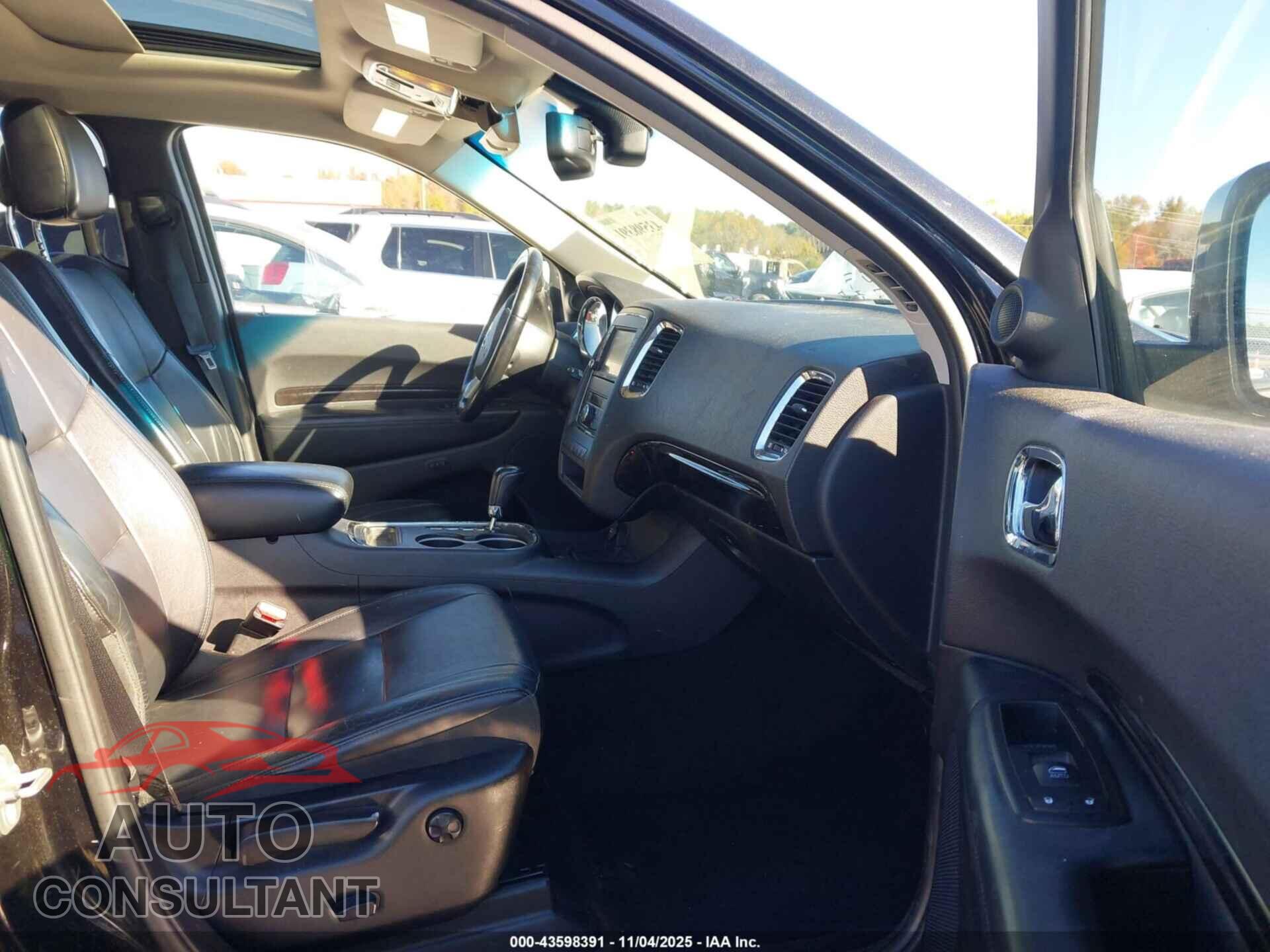 DODGE DURANGO 2012 - 1C4RDJDG0CC112552