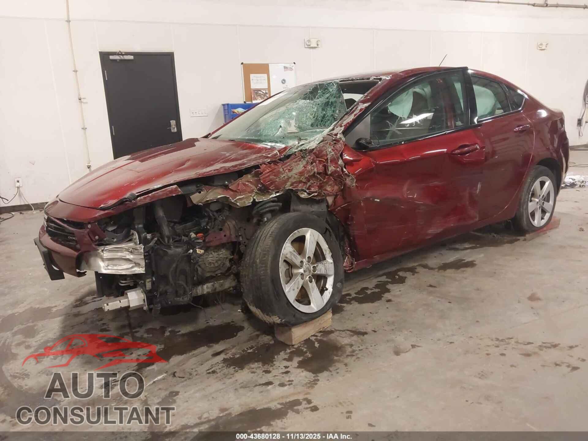 DODGE DART 2015 - 1C3CDFBB7FD344238