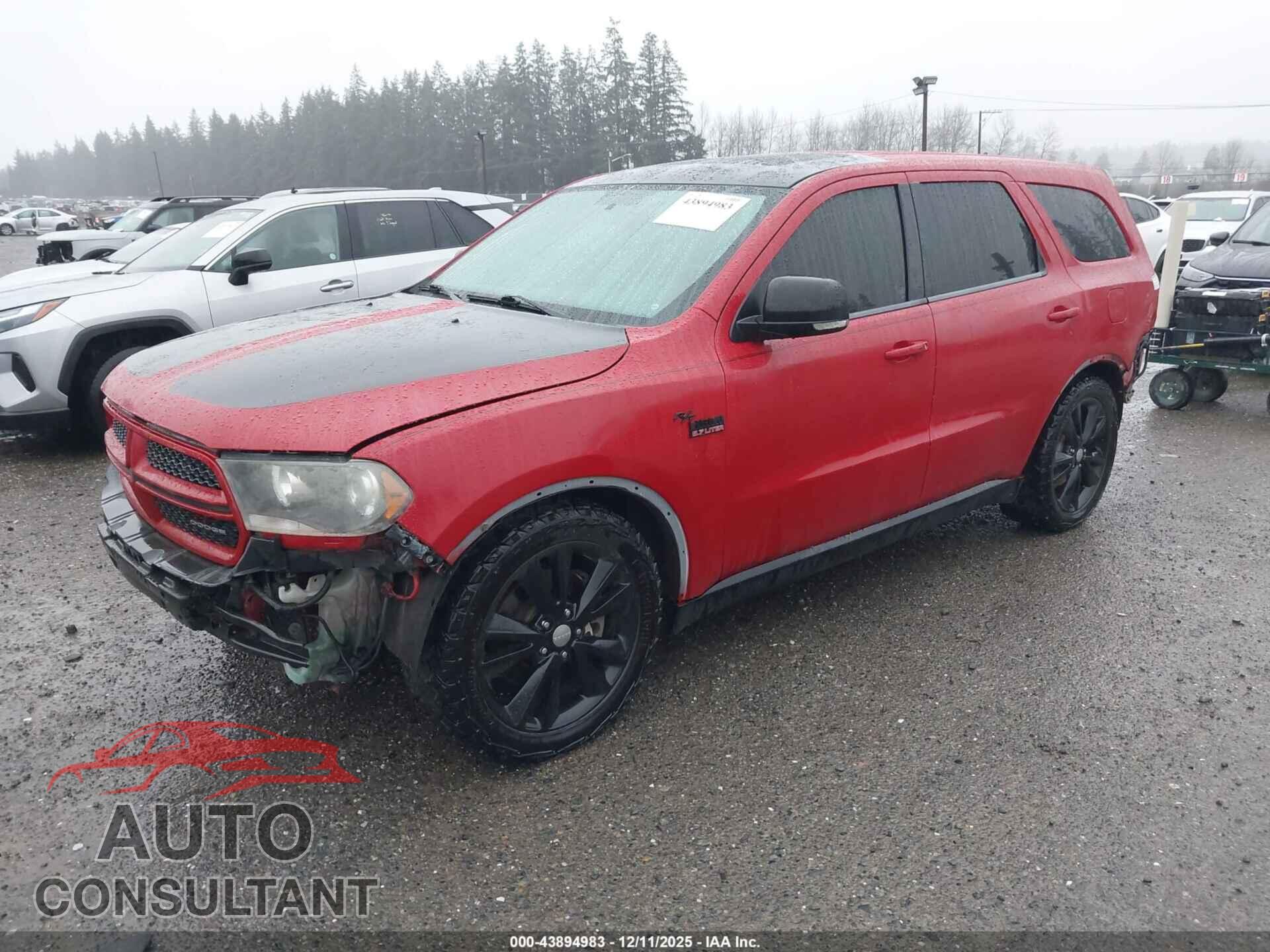 DODGE DURANGO 2012 - 1C4SDHCT0CC206584