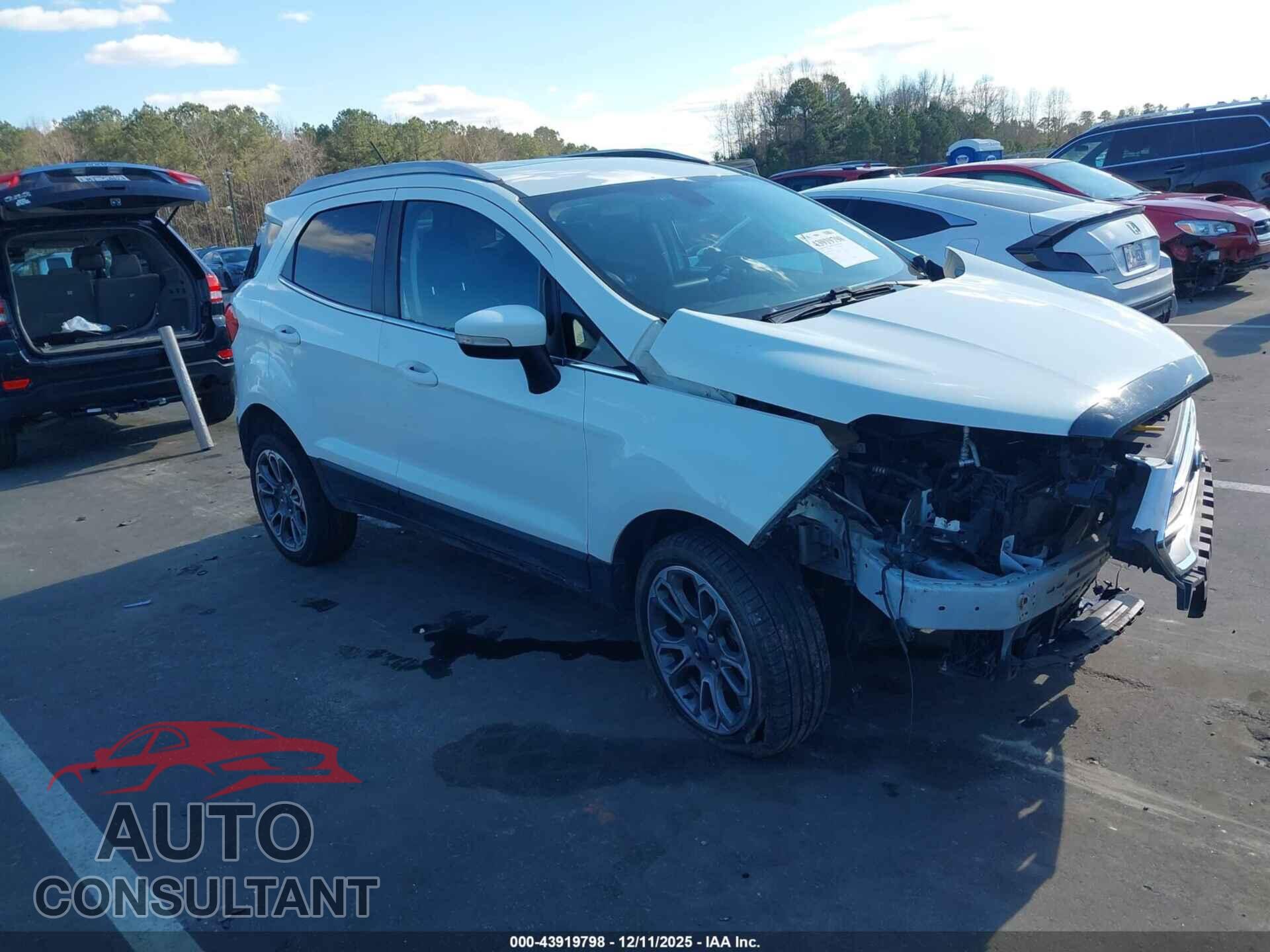 FORD ECOSPORT 2019 - MAJ6S3KL0KC281771