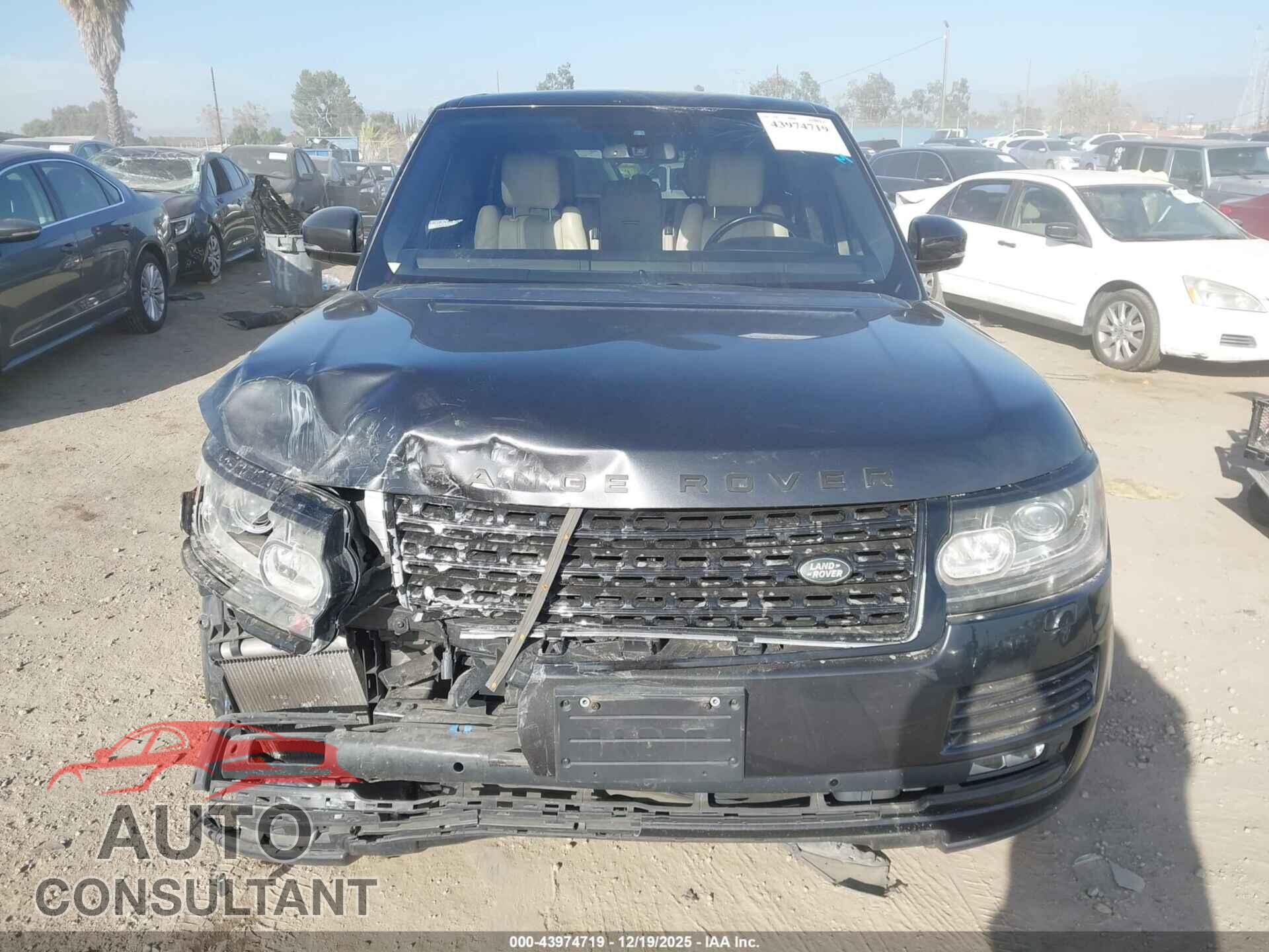 LAND ROVER RANGE ROVER 2016 - SALGS2EF4GA295098