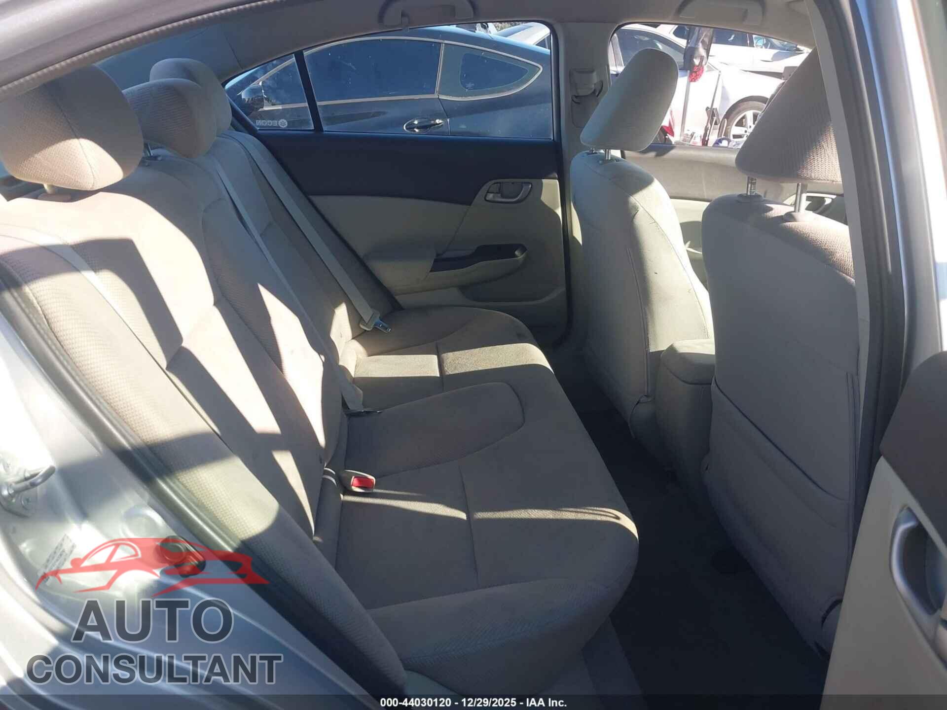 HONDA CIVIC 2012 - 19XFB2F56CE382761