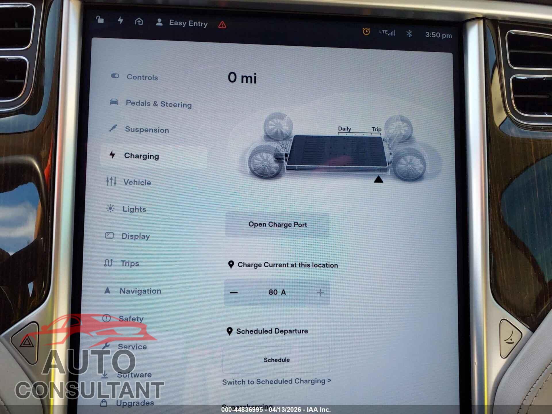 TESLA MODEL S 2013 - 5YJSA1DP8DFP05798
