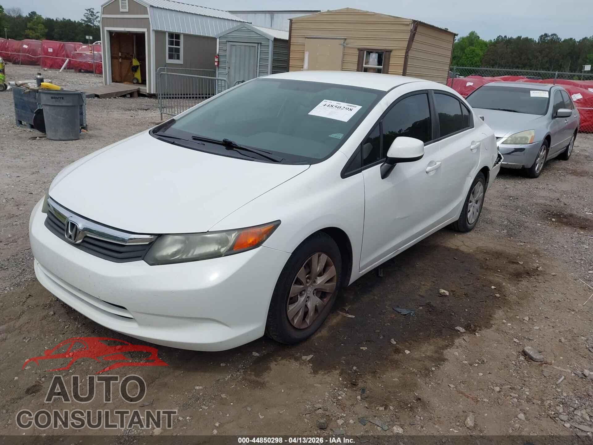 HONDA CIVIC 2012 - 19XFB2F52CE107002