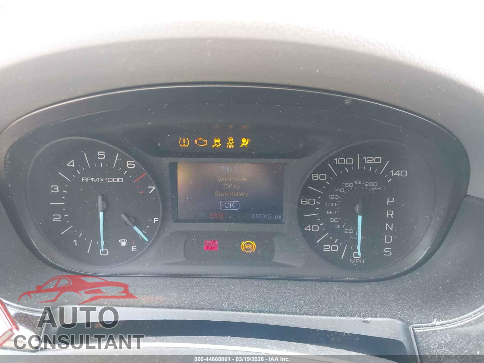 FORD EDGE 2013 - 2FMDK3GC2DBB09038