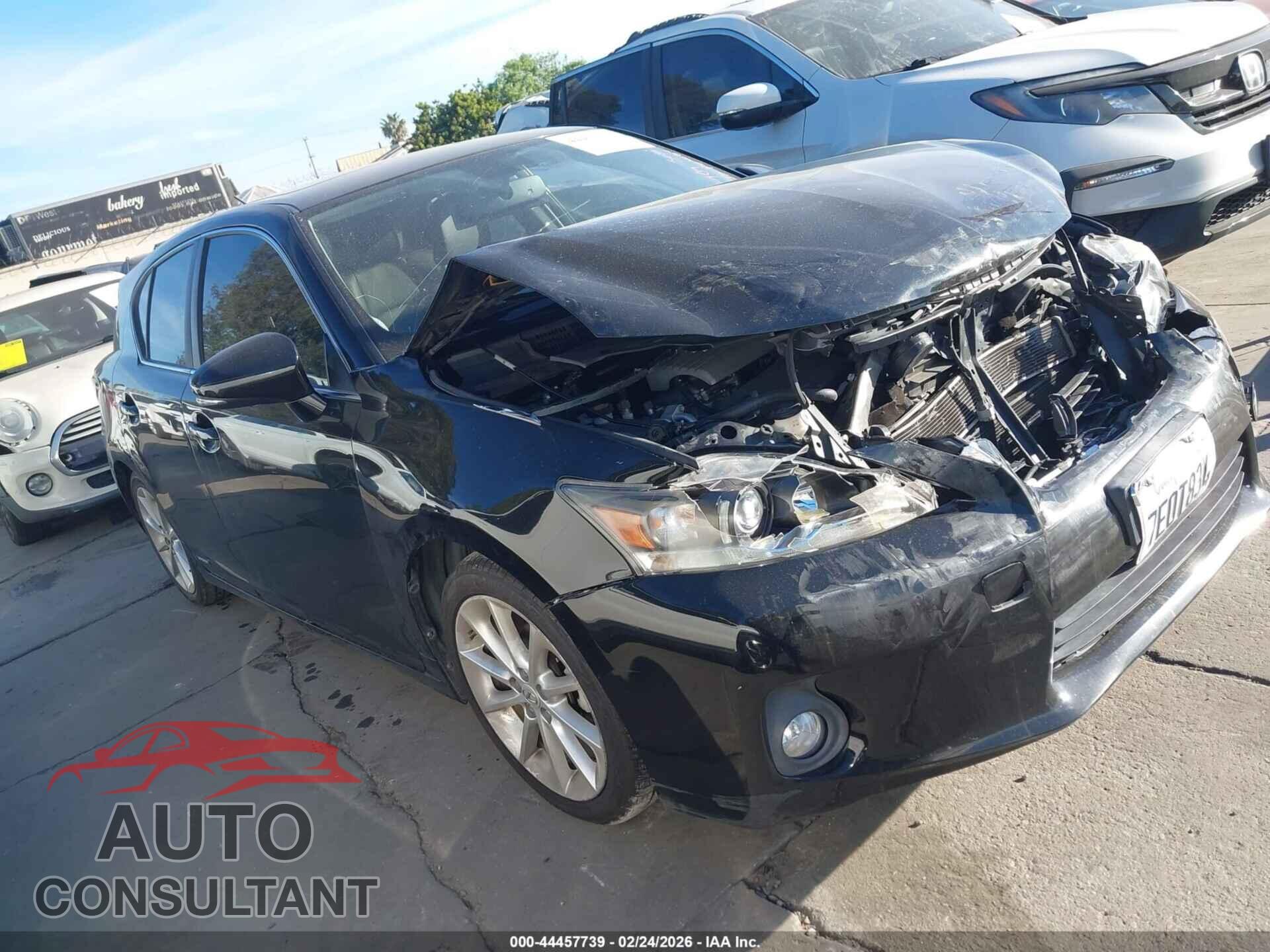 LEXUS CT 200H 2013 - JTHKD5BH3D2133521