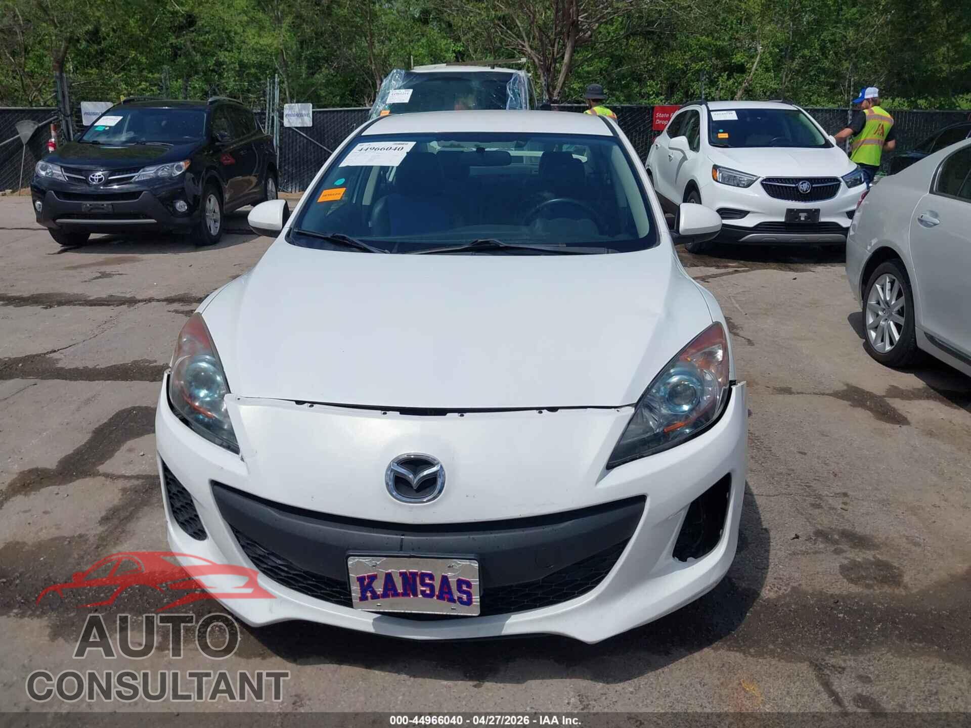 MAZDA MAZDA3 2012 - JM1BL1V87C1663259