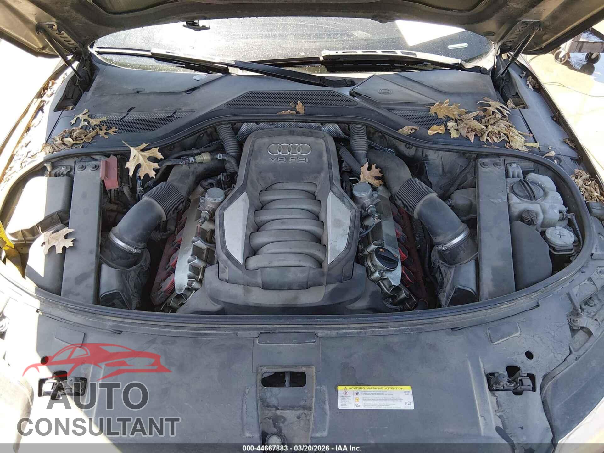 AUDI A8 L 2012 - WAURVAFD5CN006261