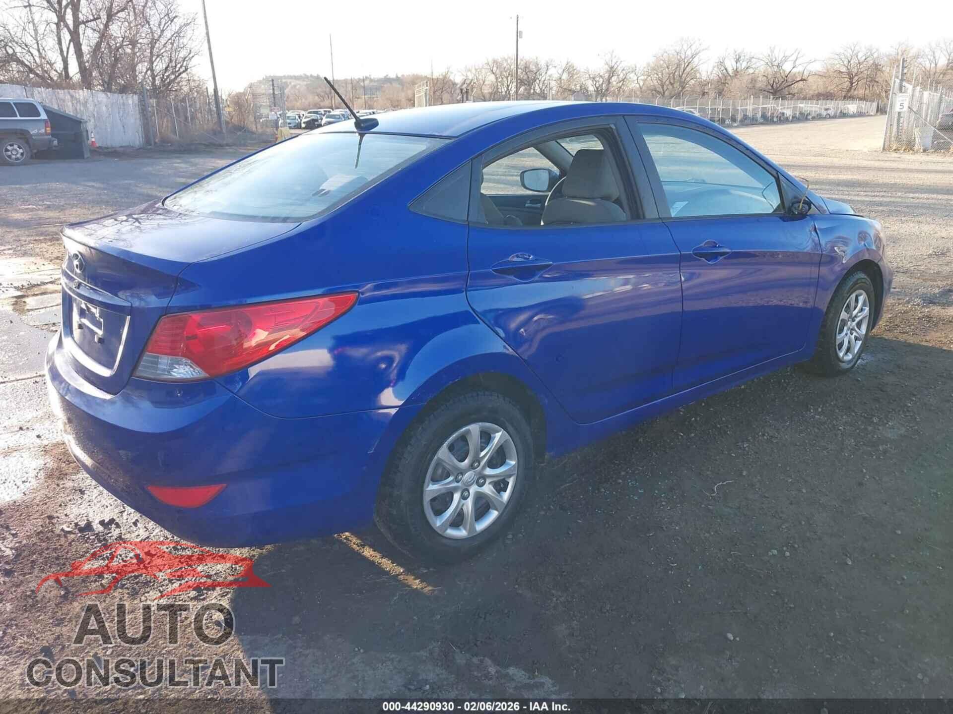 HYUNDAI ACCENT 2013 - KMHCT4AE9DU464405