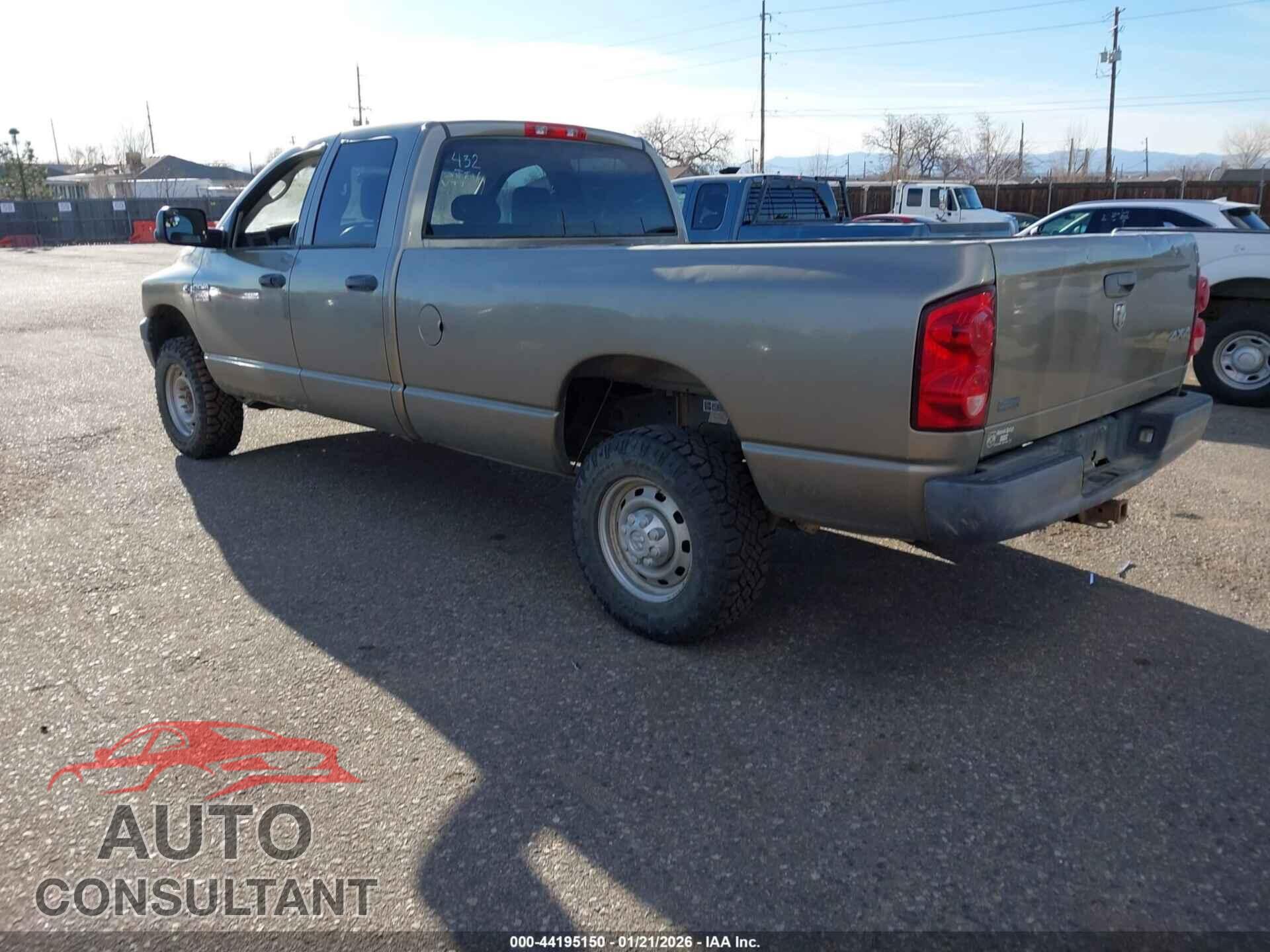 DODGE RAM 2500 2009 - 3D7KS28L09G545482