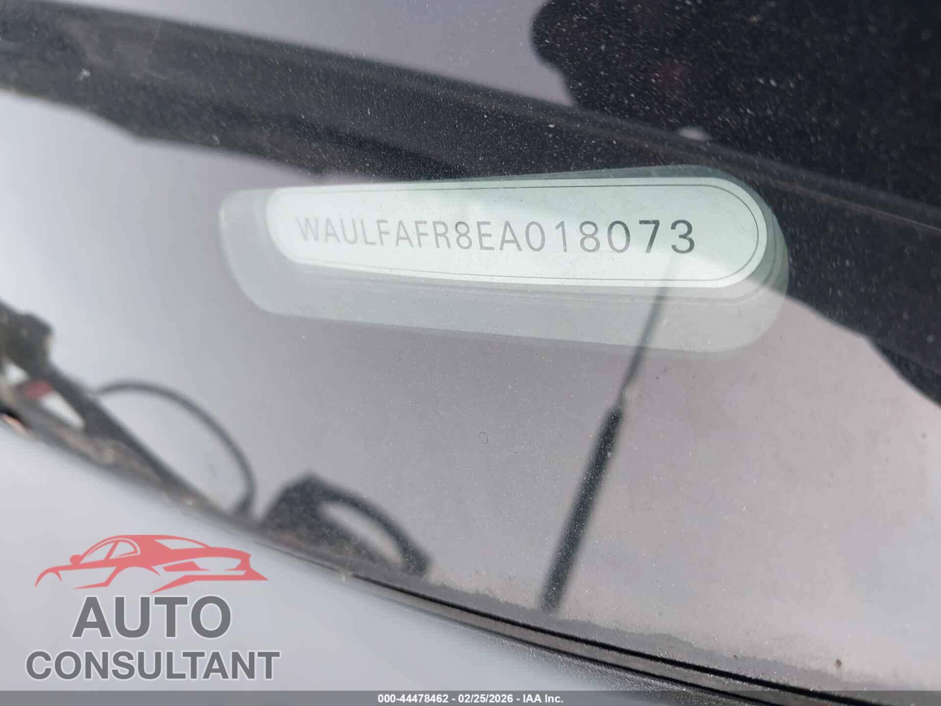 AUDI A5 2014 - WAULFAFR8EA018073