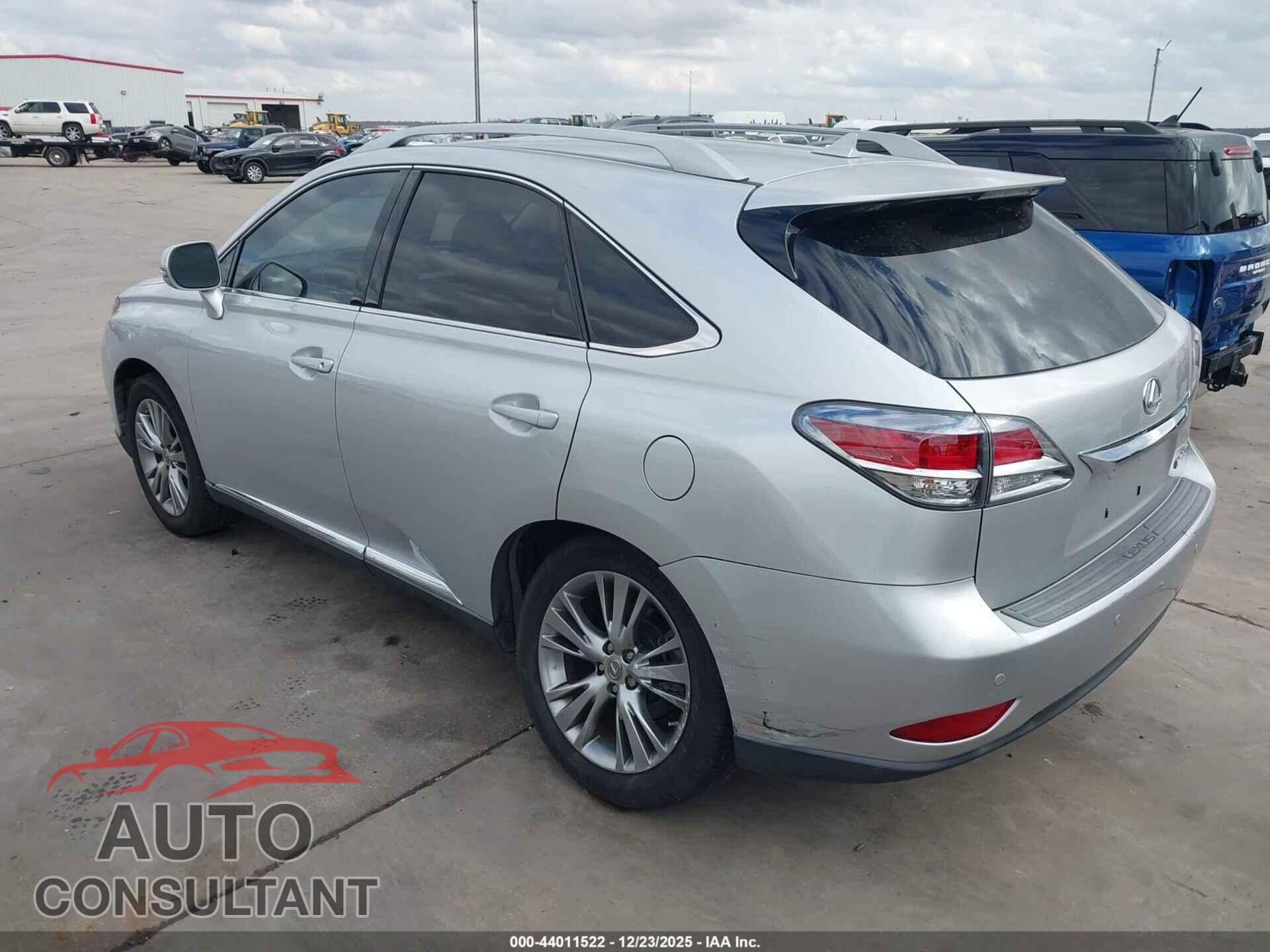 LEXUS RX 350 2013 - 2T2ZK1BA0DC114911