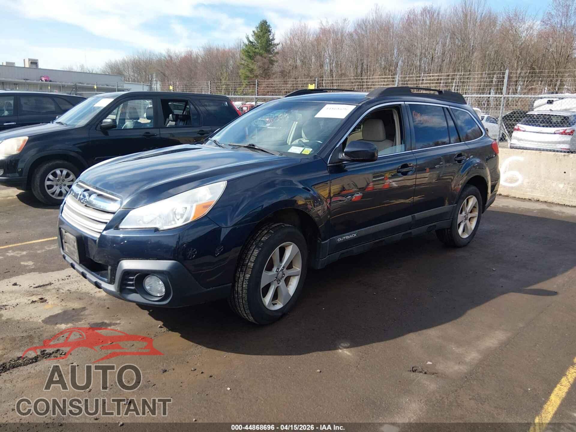 SUBARU OUTBACK 2013 - 4S4BRBCC5D3294737