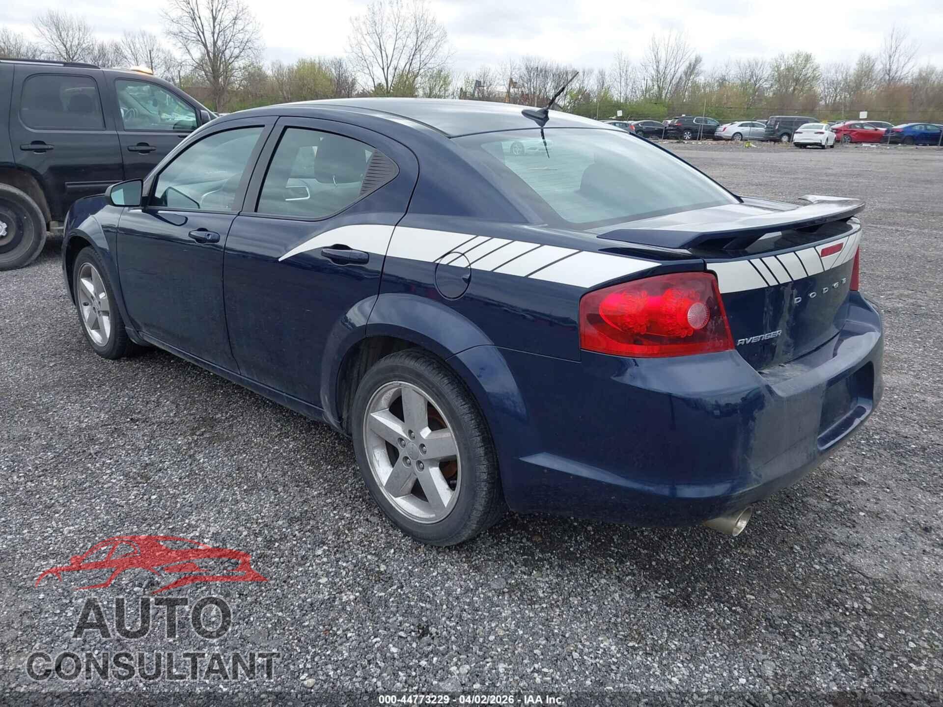 DODGE AVENGER 2013 - 1C3CDZAG0DN768589