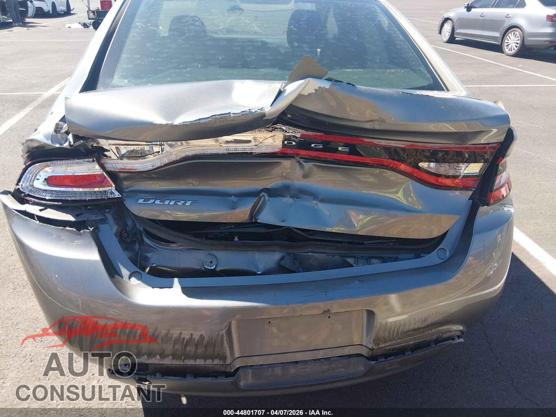 DODGE DART 2013 - 1C3CDFAA7DD224204