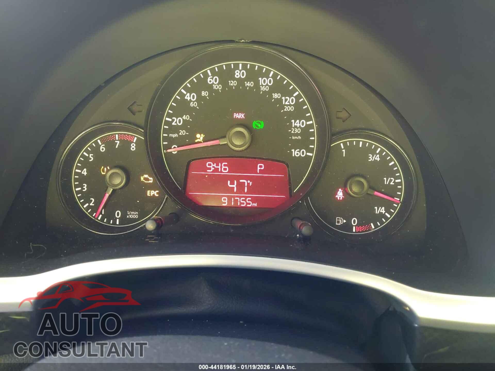 VOLKSWAGEN BEETLE 2012 - 3VWV67AT7CM643952