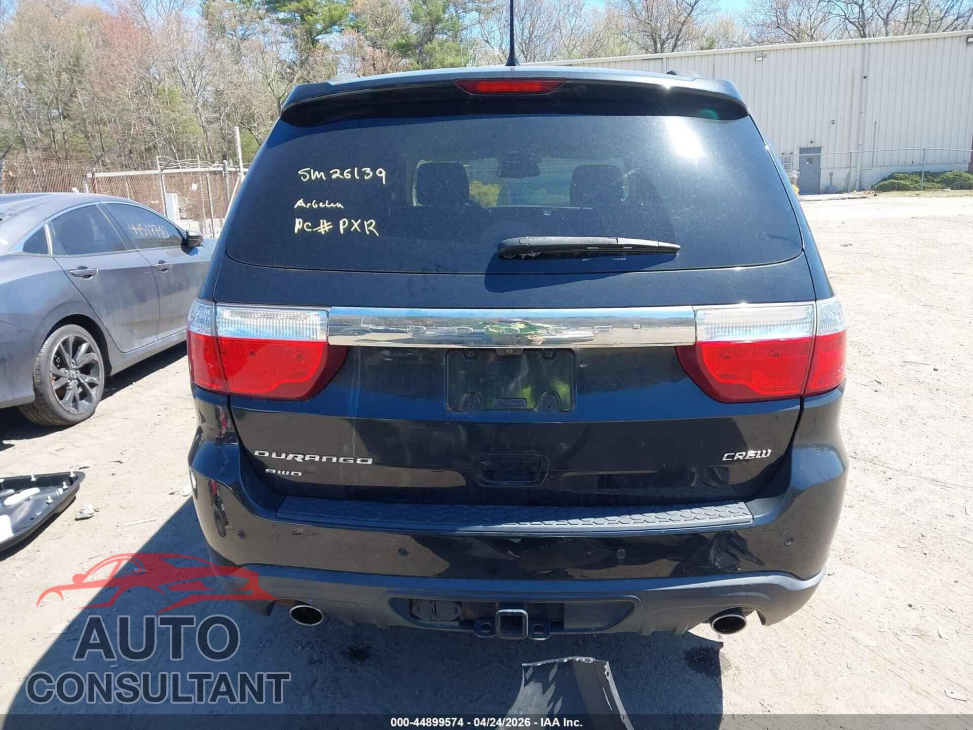 DODGE DURANGO 2011 - 1D4SE4GT2BC594340