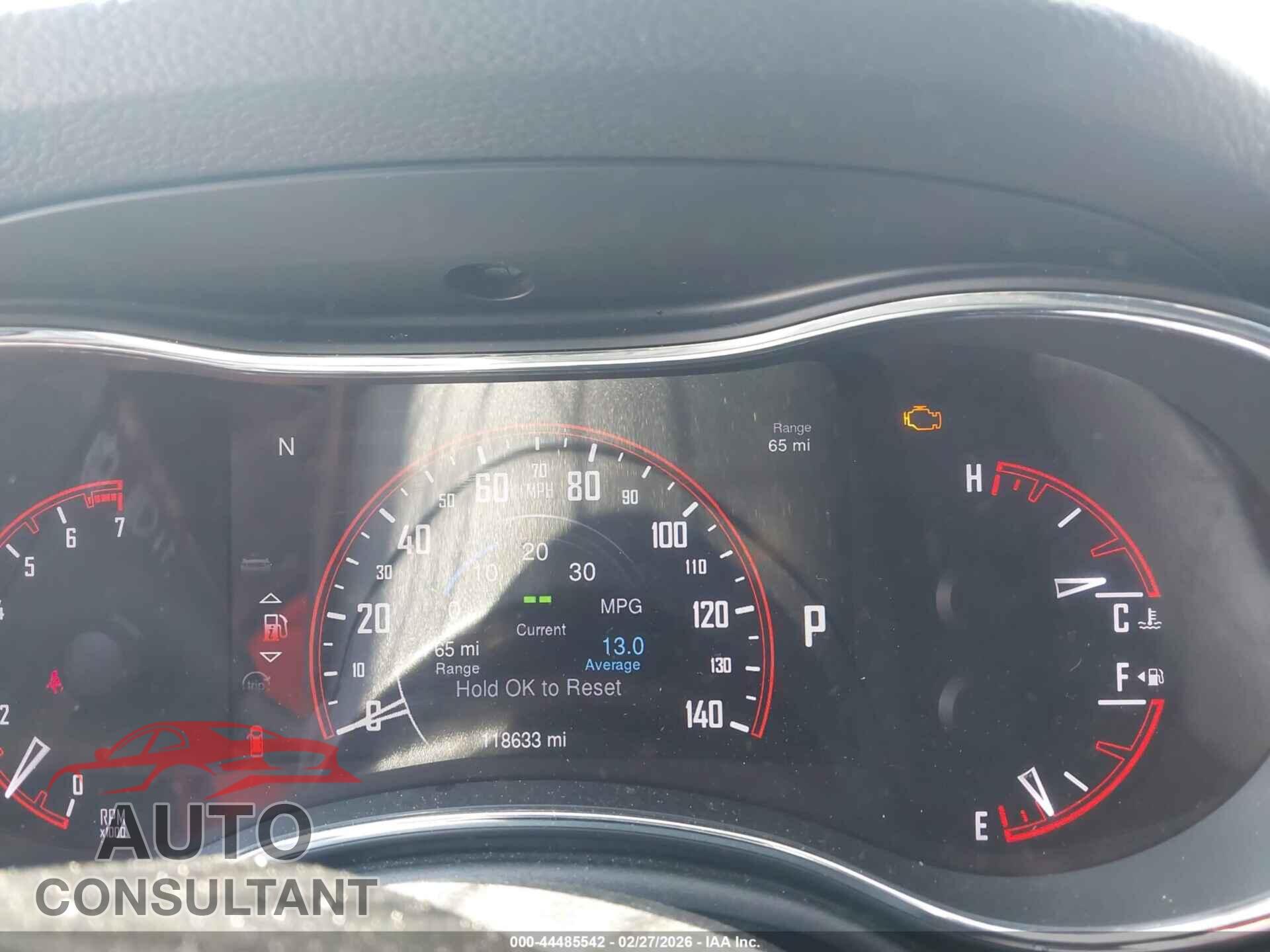 DODGE DURANGO 2015 - 1C4RDHEG5FC702452