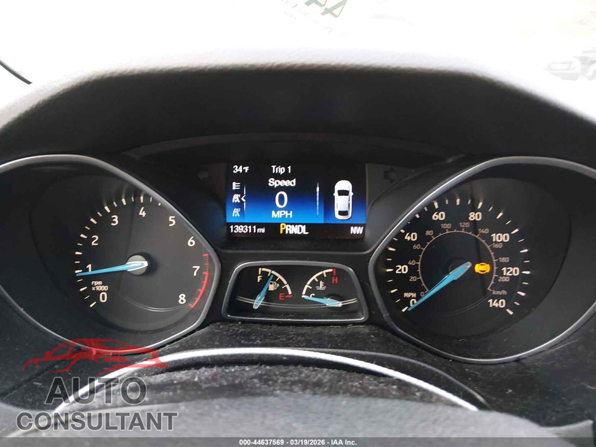 FORD FOCUS 2016 - 1FADP3F25GL200894