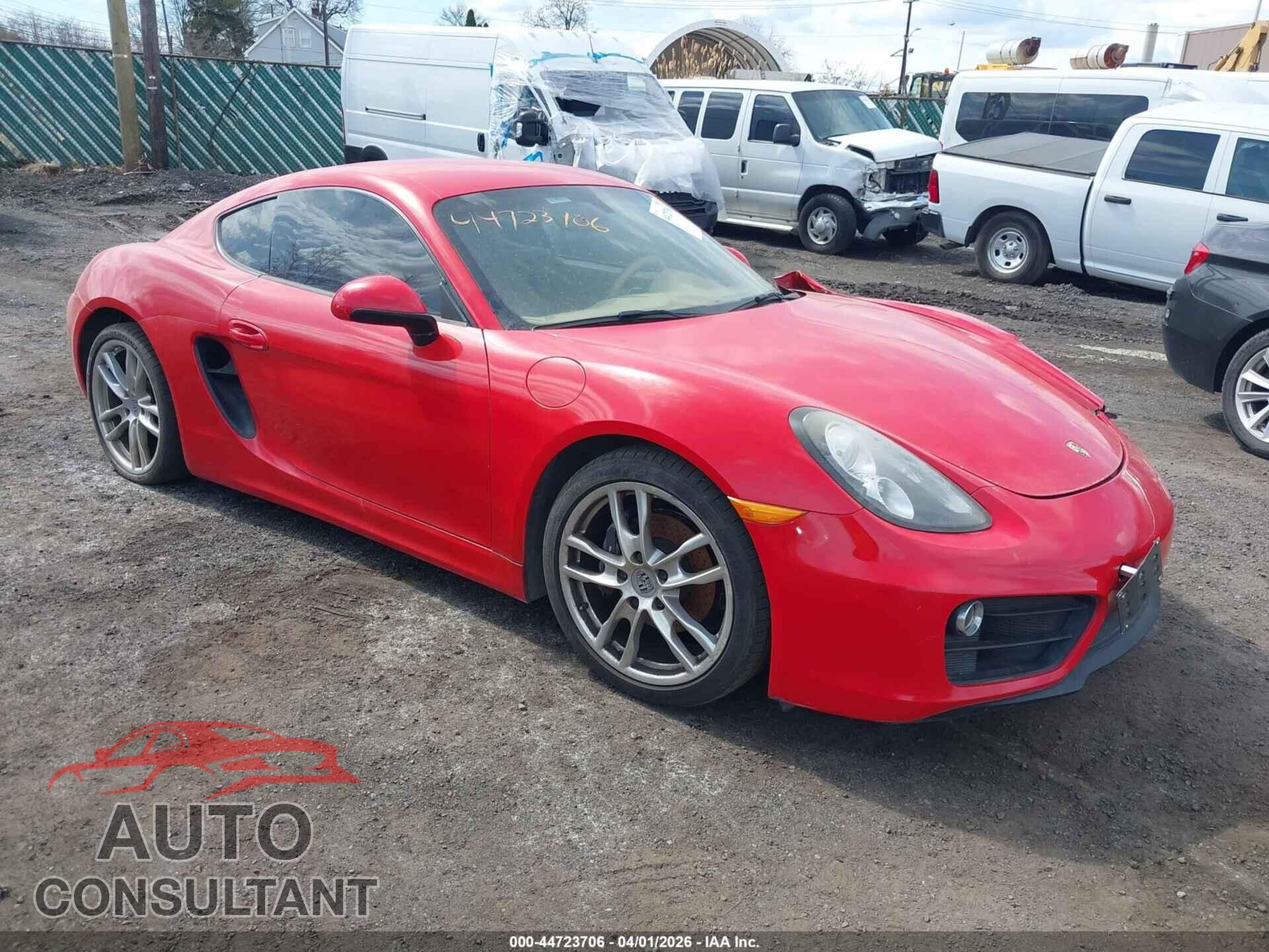 PORSCHE CAYMAN 2015 - WP0AA2A88FK160562