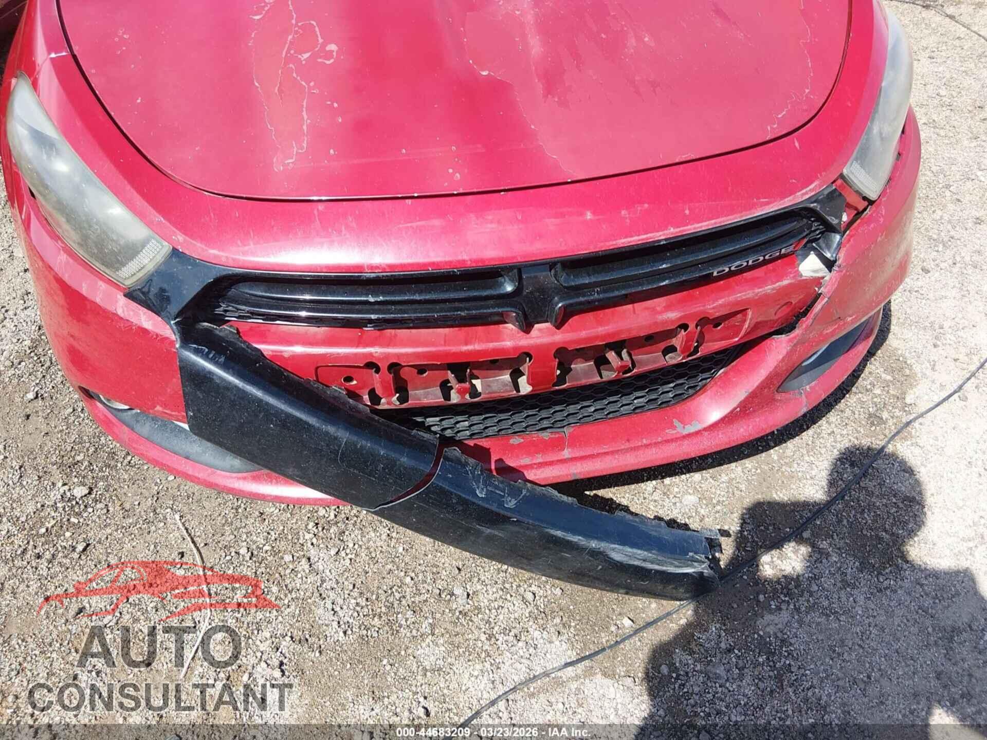 DODGE DART 2013 - 1C3CDFBA2DD326248