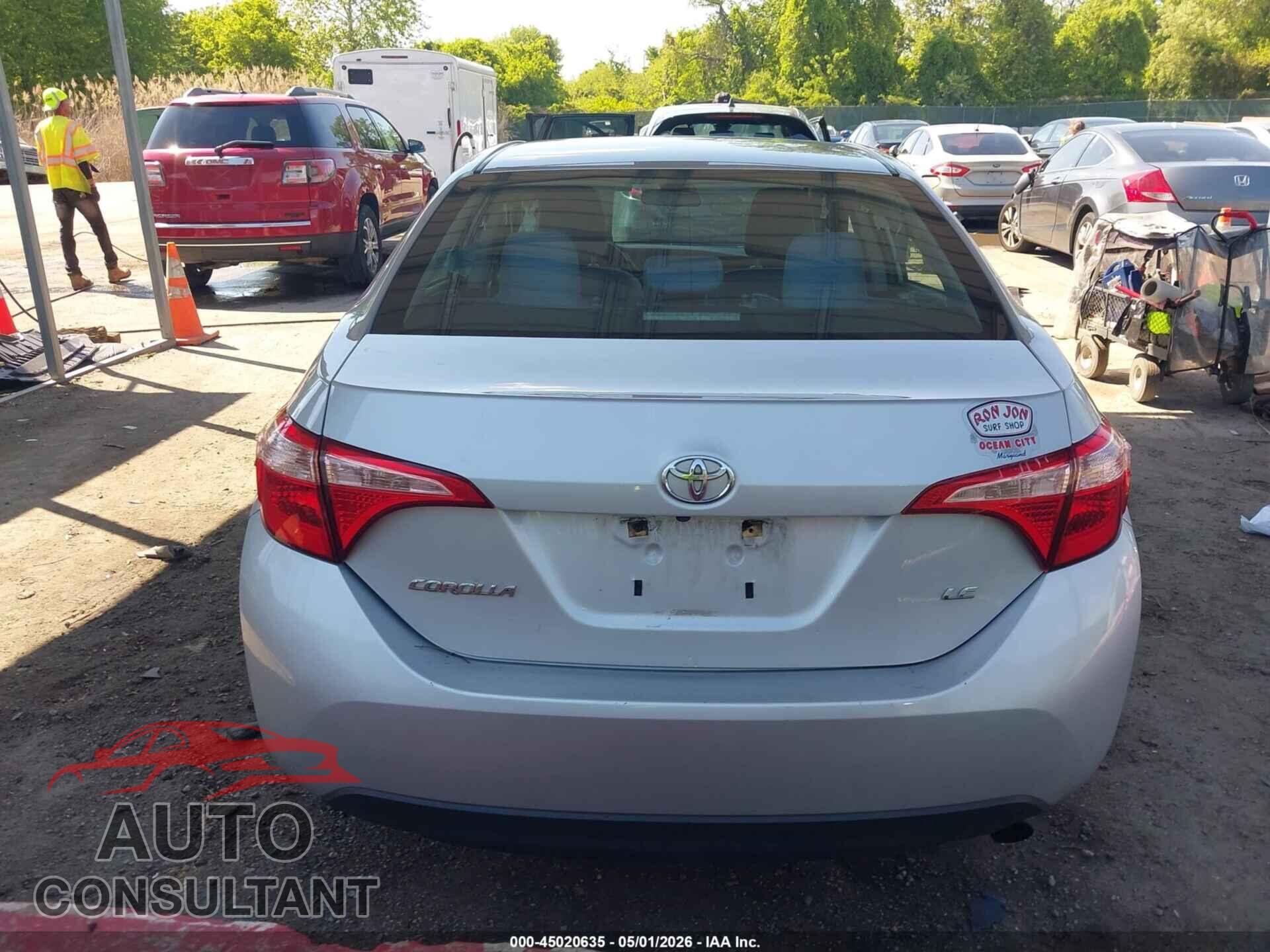 TOYOTA COROLLA 2017 - 2T1BURHE1HC830425