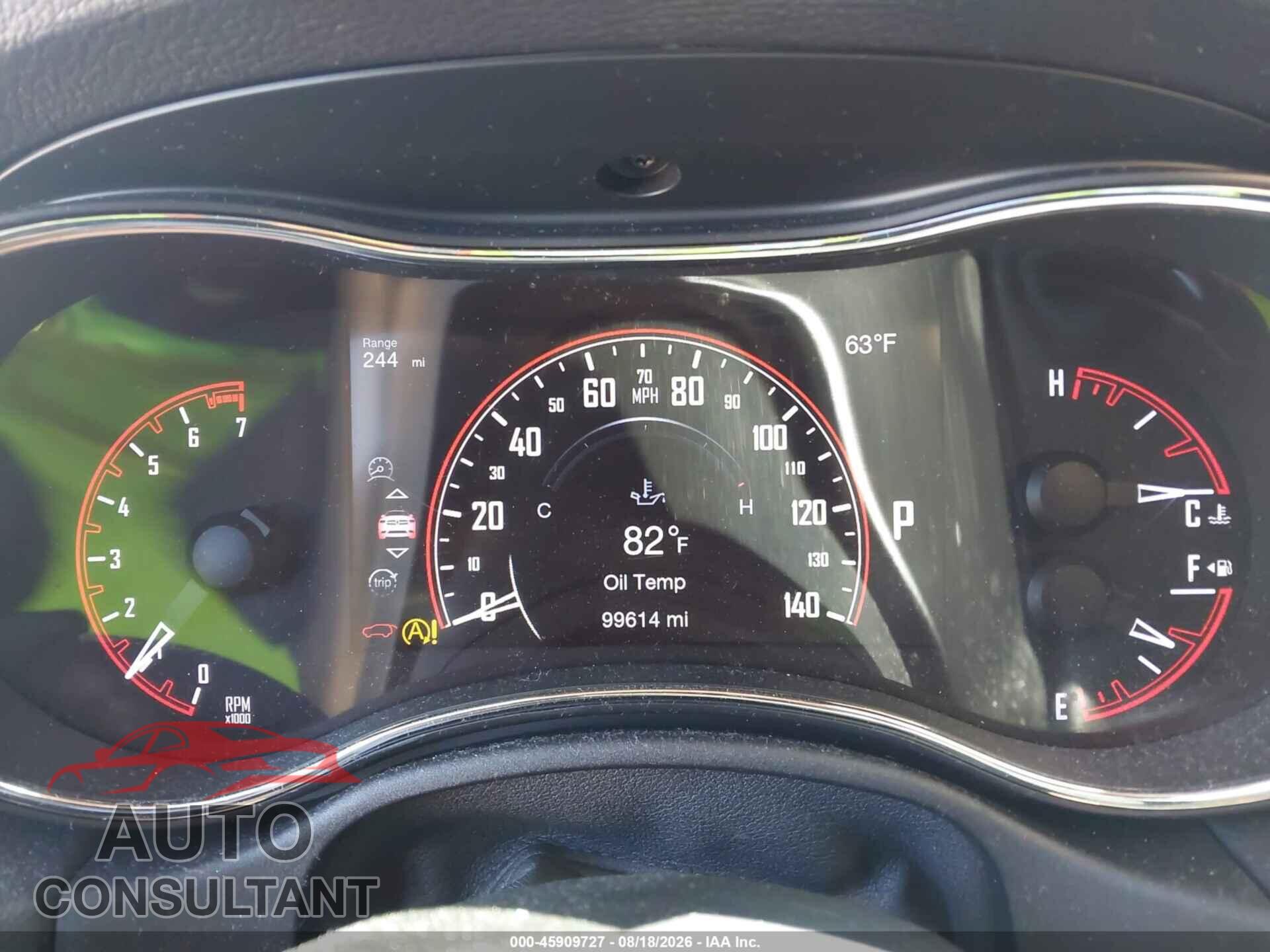 DODGE DURANGO 2017 - 1C4RDJAG2HC691121